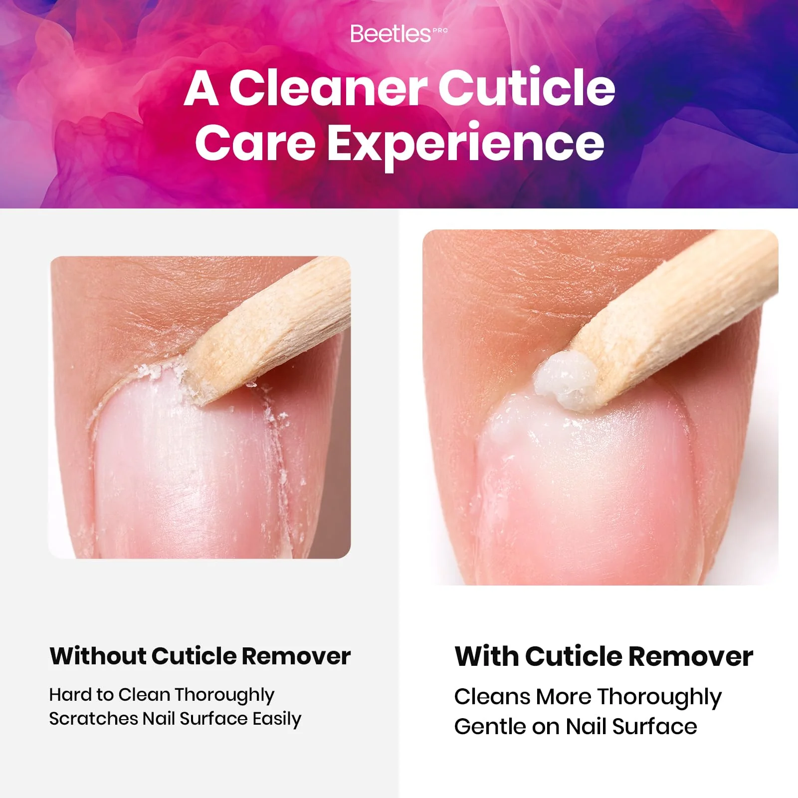 40ml Cuticle Remover PRO Fast Drying Cuticle Remover Softener Liquid - Image 3
