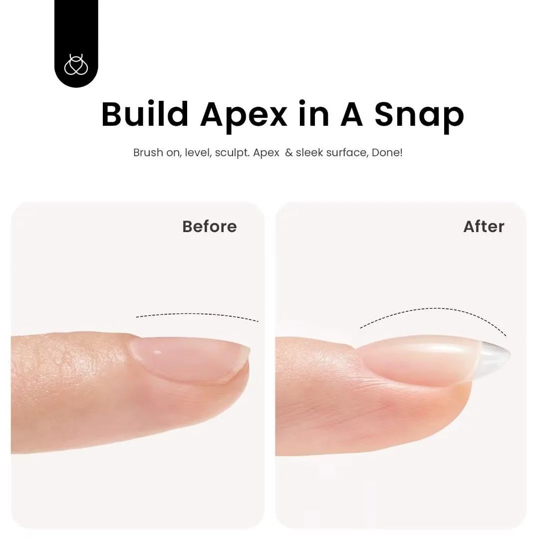 7 in 1 Clear Builder Nail Gel Set 2 PCS 15ml/each - Image 4
