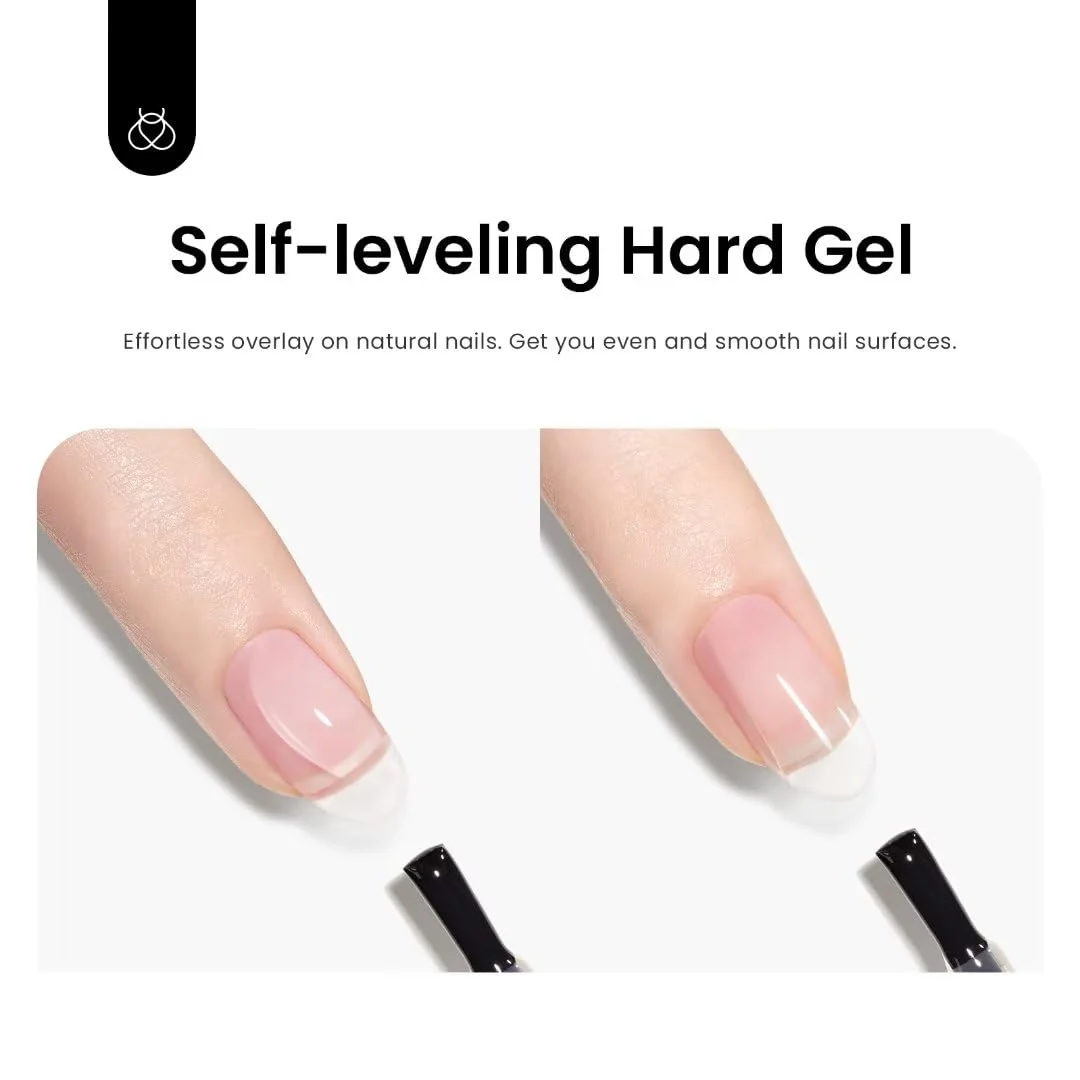 7 in 1 Clear Builder Nail Gel Set 2 PCS 15ml/each - Image 8