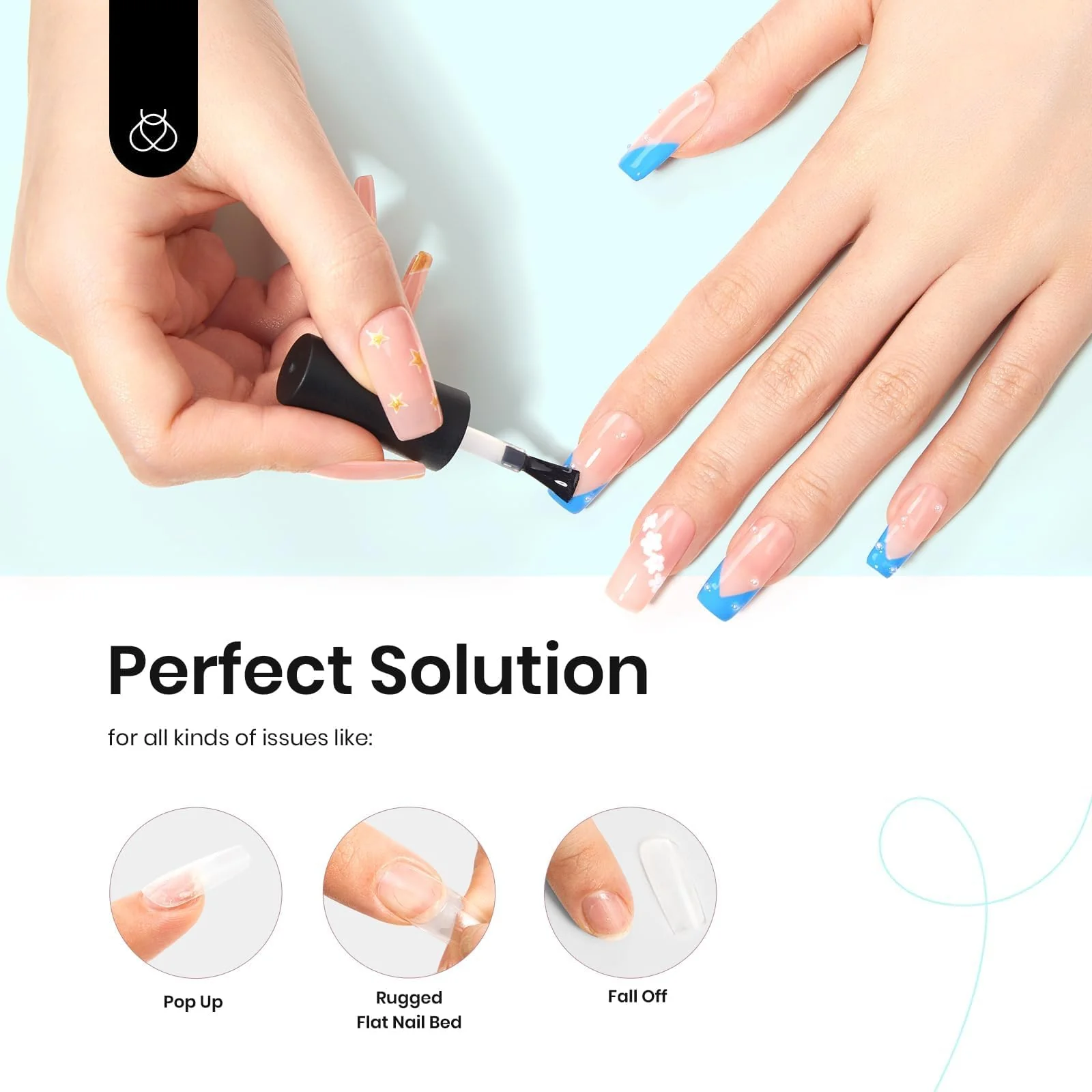 Beetles 5-in-1 Professional Nail Glue for Tips and Press-Ons - Image 5