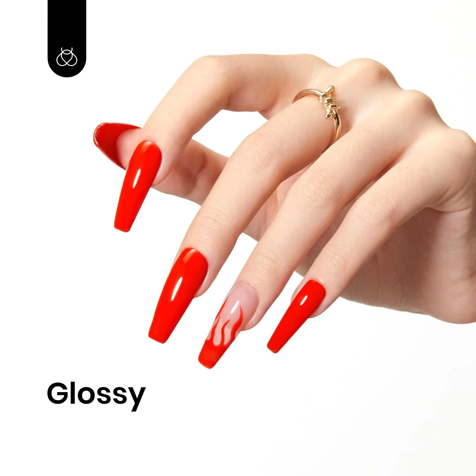 Beetles Bright Red Gel Nail Polish |15ml - Image 3