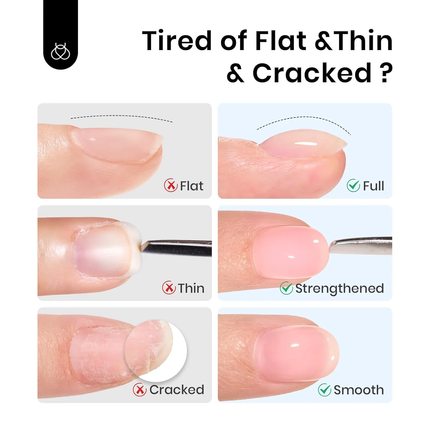 Beetles Builder Gel Kit-Dew Glow 2Pcs 0.51oz 8 in 1 Nail Extension Building Nail Apex Strengthener for Thin Nails with Liner Brush DIY Salon at Home for Beginners,UV & LED Lamp Needed - Image 2