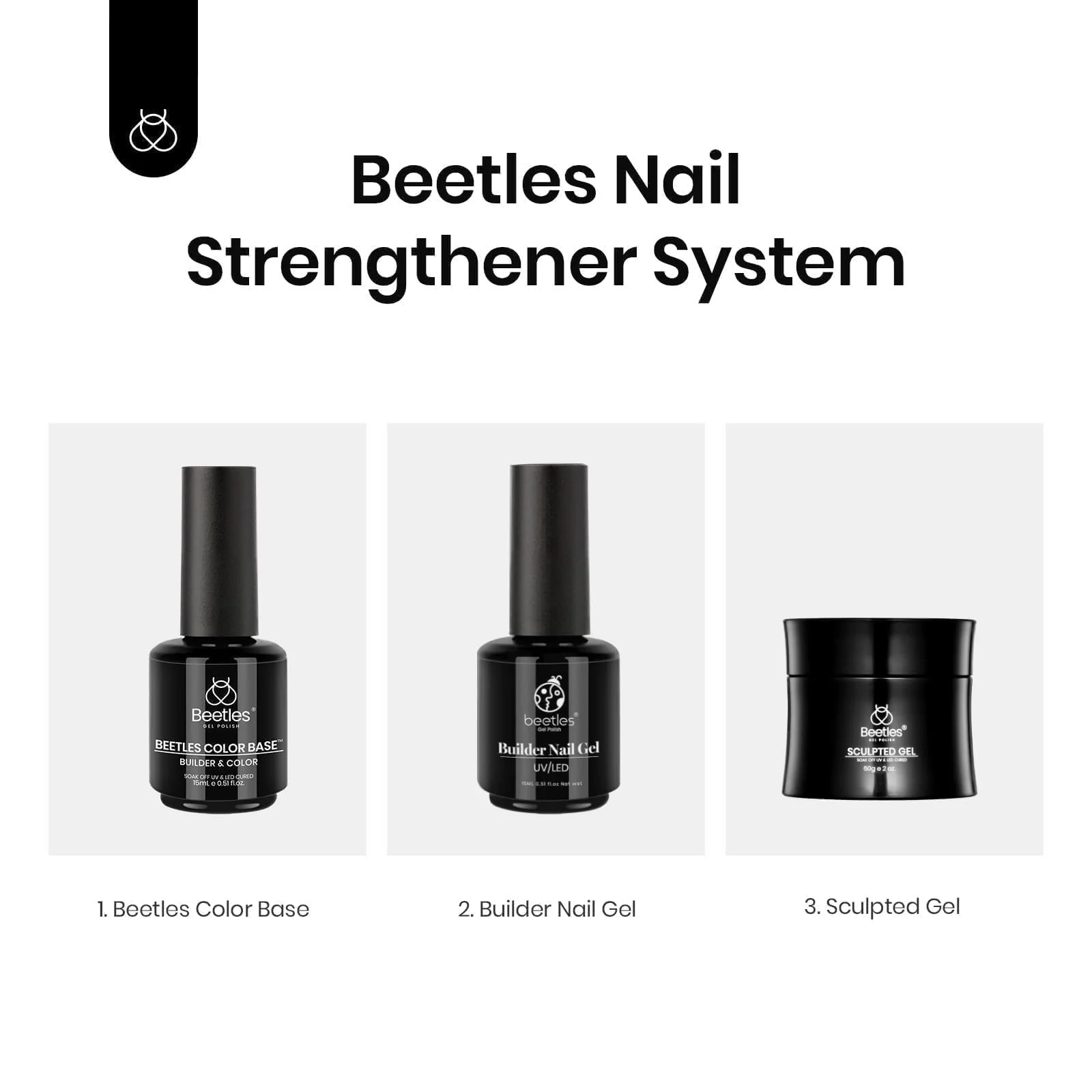 7.5ml Each Beetles Color Base | Spring Nails Nude Ge Gel Polish 6 Colors Set - Image 8