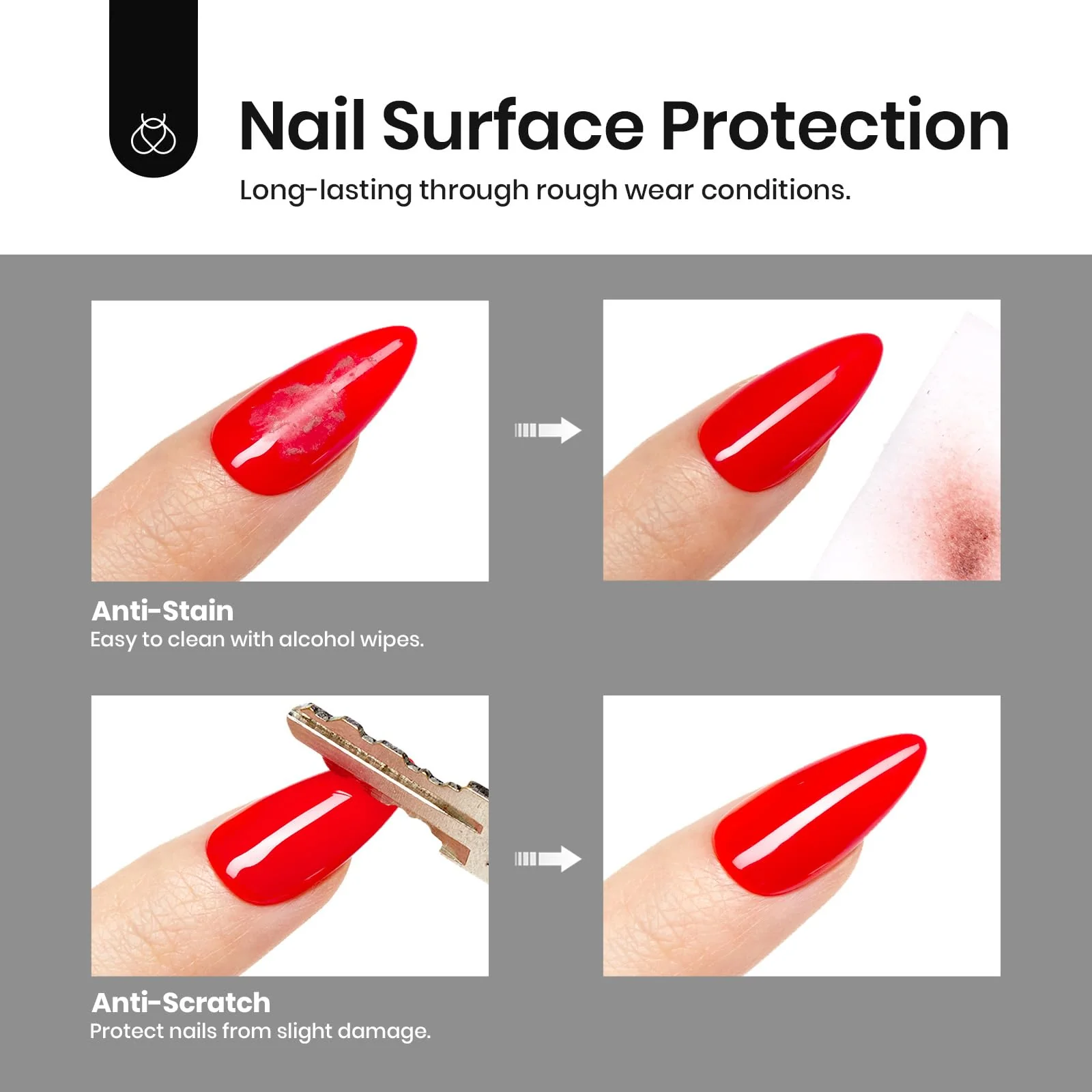 Beetles Extra Glossy Top Coat Bulk 300ml No Wipe Gel Top Coat Refill - Image 5