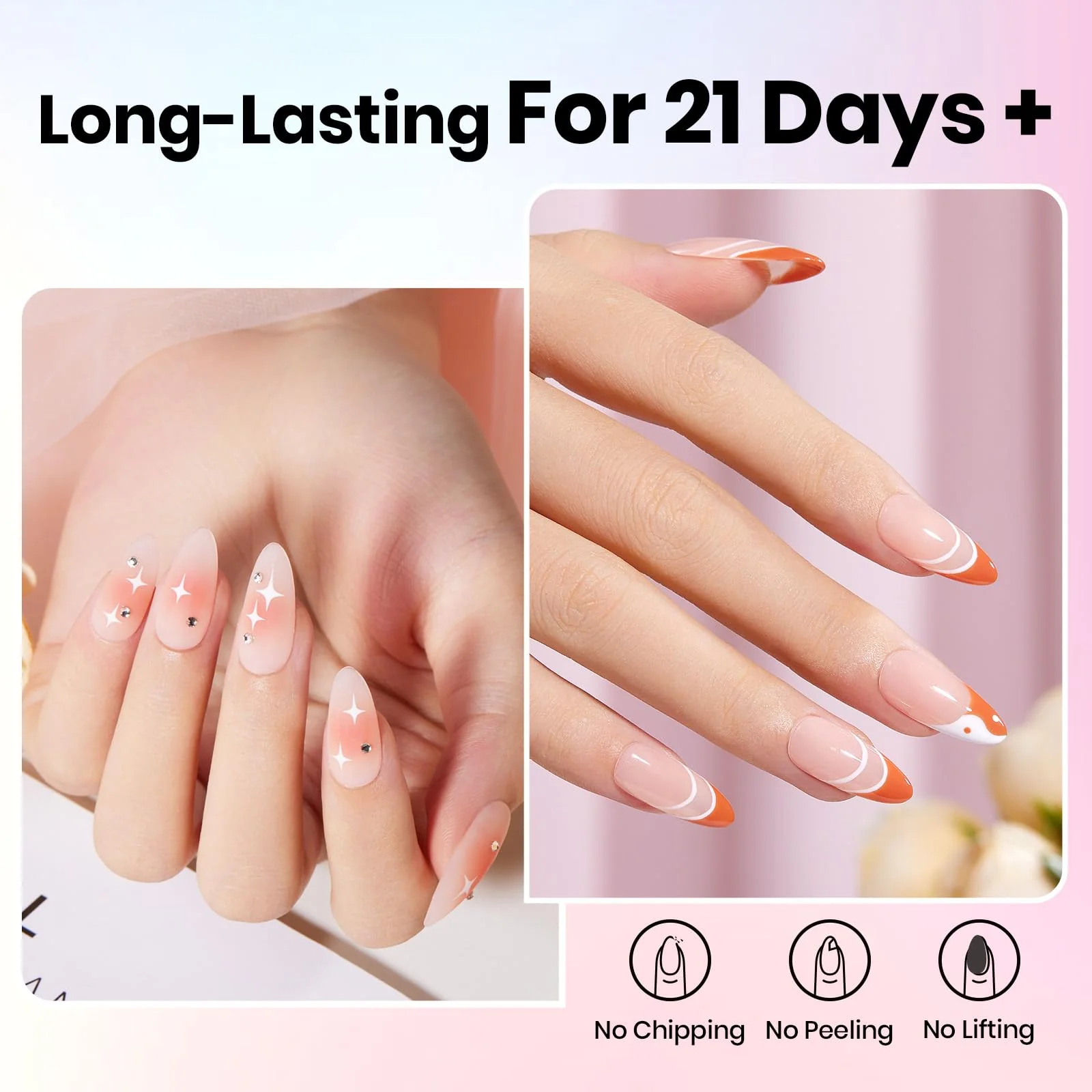Beetles Hema Free Gel Top and Base Coat with Matte Top Coat Set - Image 5