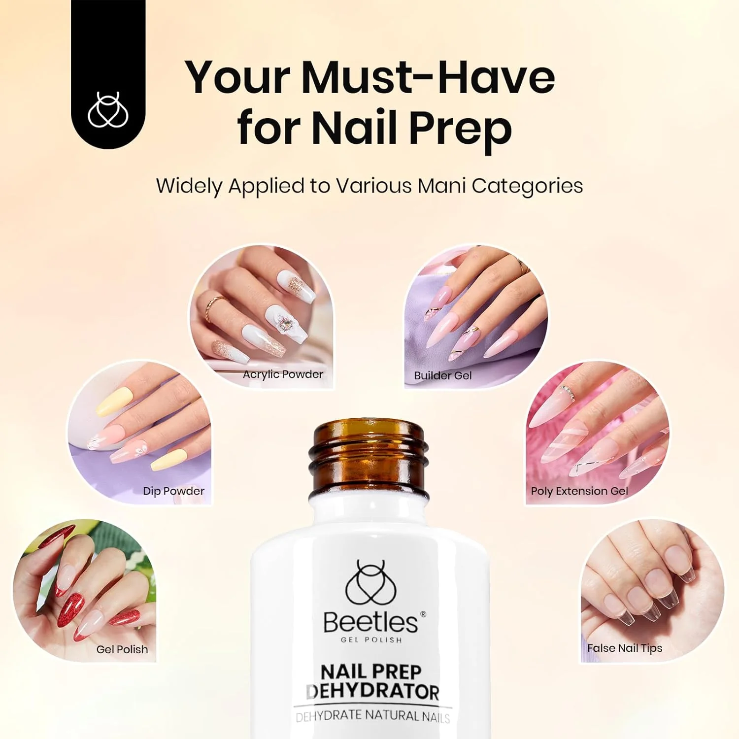 Beetles Hema-Free Nail Prep Dehydrator 20ml - Image 7