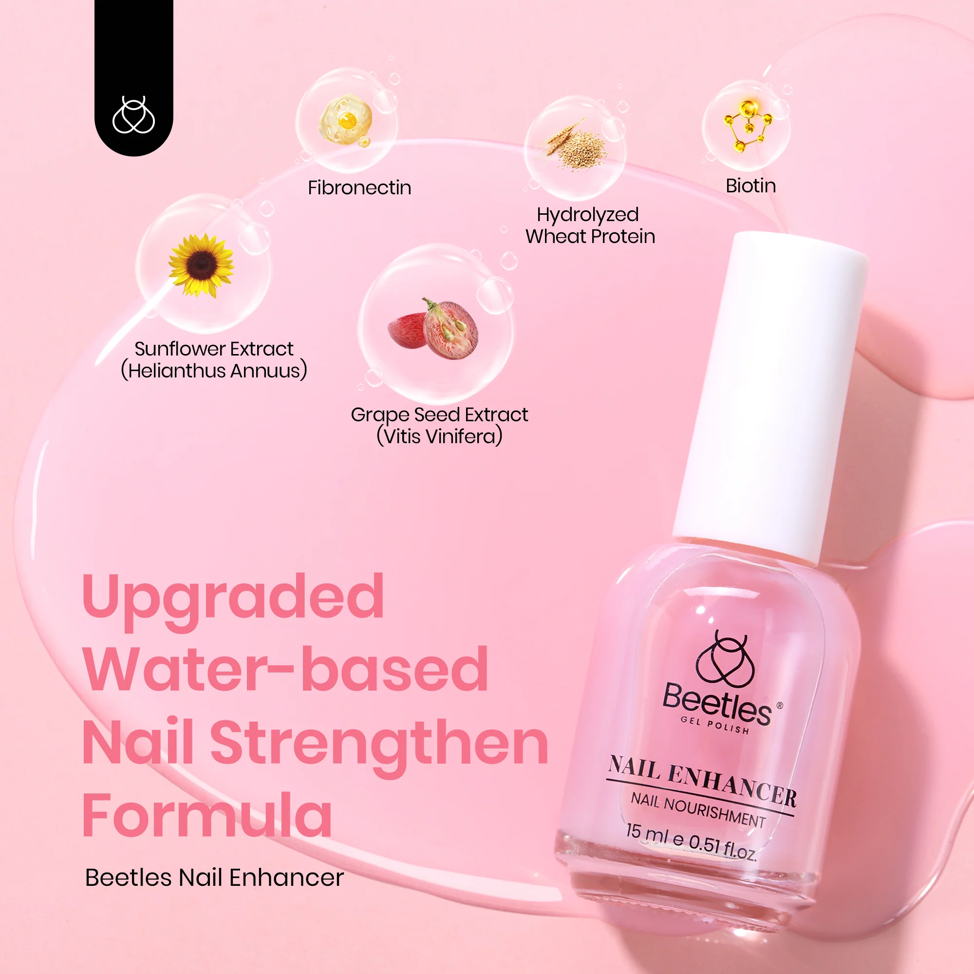 Beetles Nail Enhancer for Nail Care | 15ML #26 - Image 6