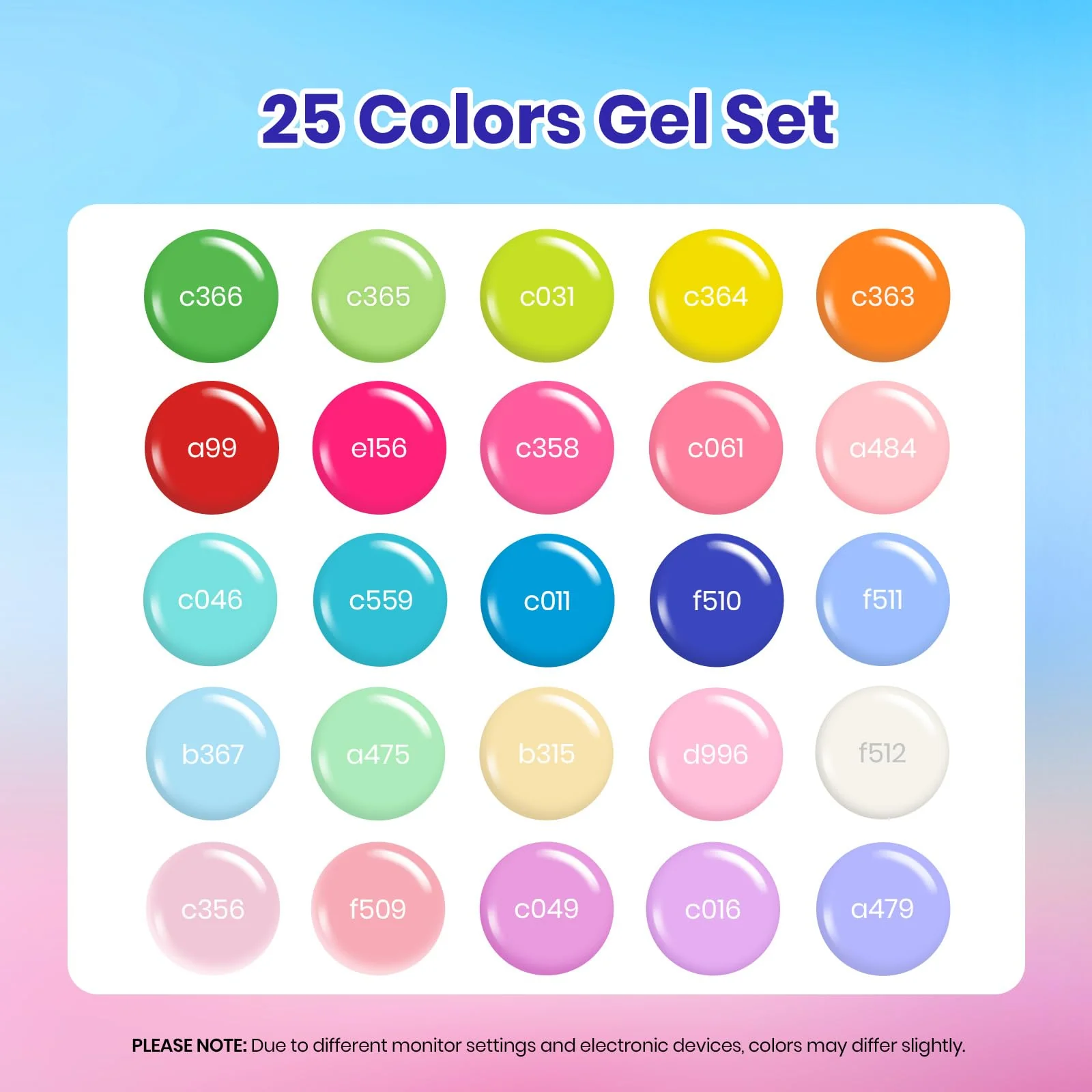 Beetles Rustic Sonata Spring Nails Gel Nail Polish Set 25 Colors Spring Summer - Image 2