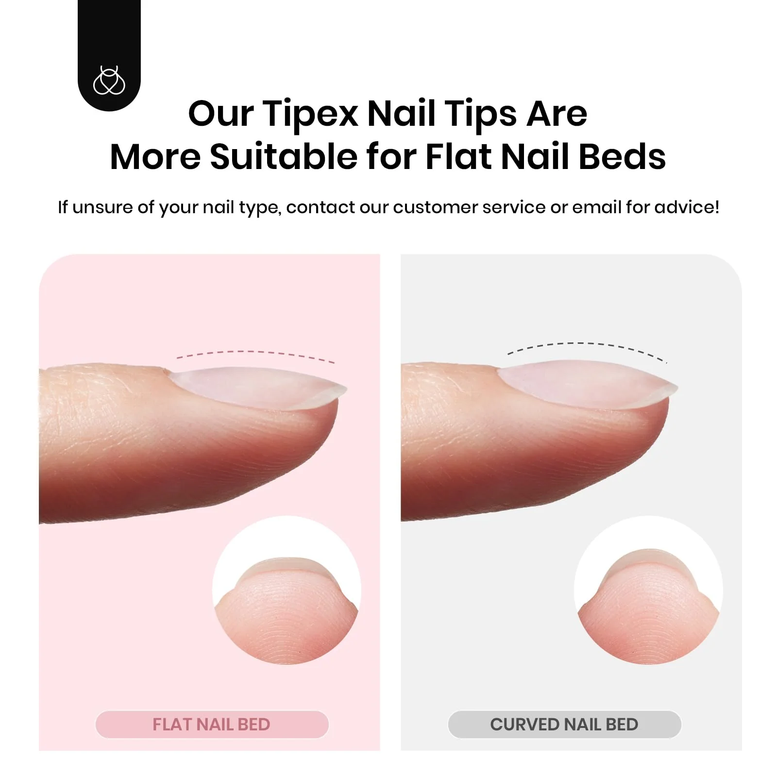 Beetles Squaoval Extra Short Tipex Nail Tips | 192 pcs - Image 7