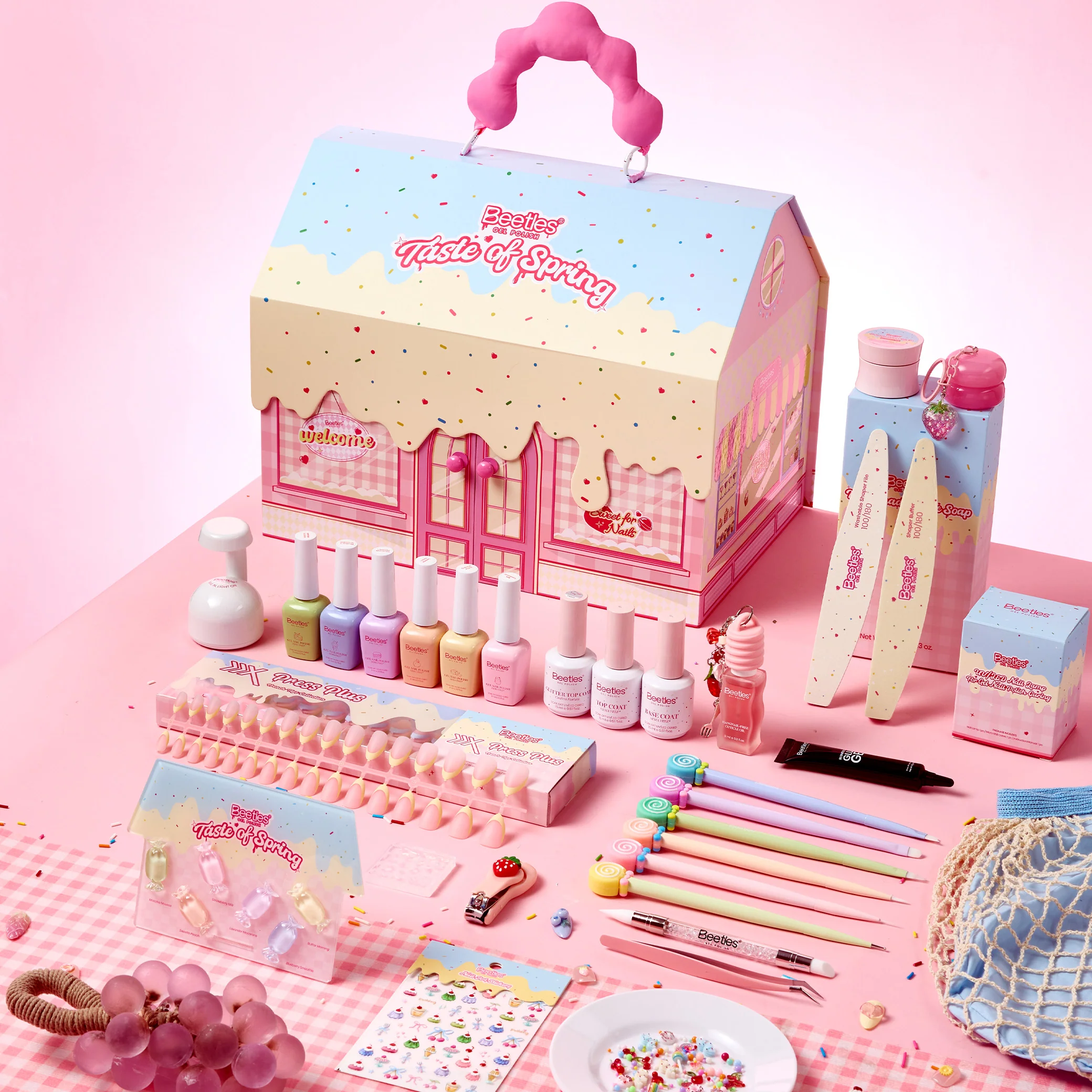 Beetles Taste of Spring Gel Box - 2026 Spring Limited Edition Mother’s Day Gift Box Spring Nails