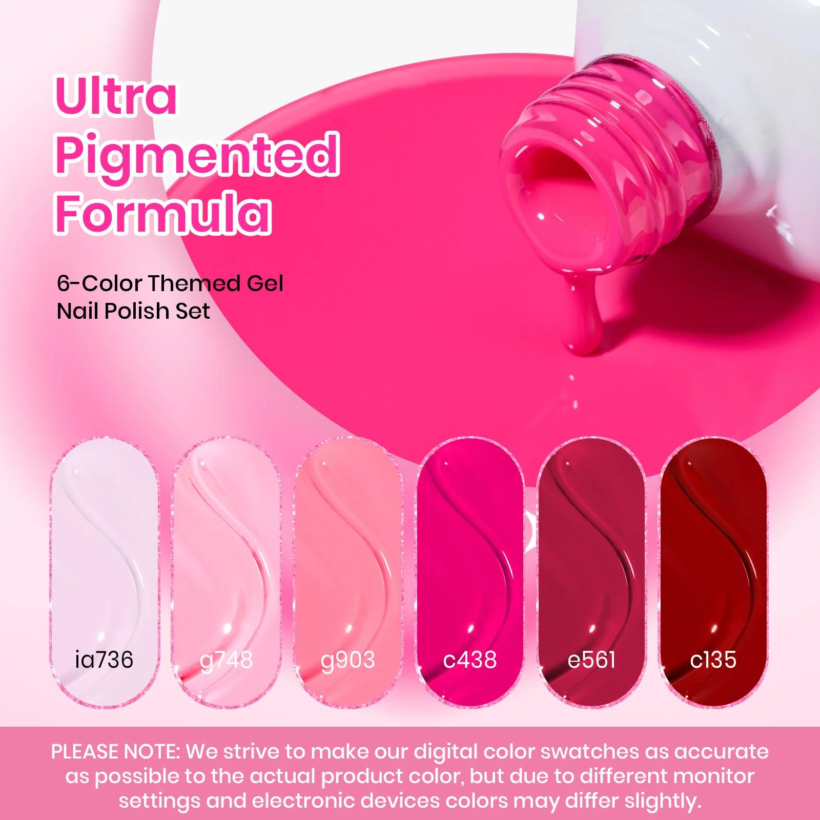 Beetles Tipex Lite Spring Nails Kit - 192pcs Heart Cutout Pre-Built Apex Almond & Stiletto Medium Nail Tips - Image 4