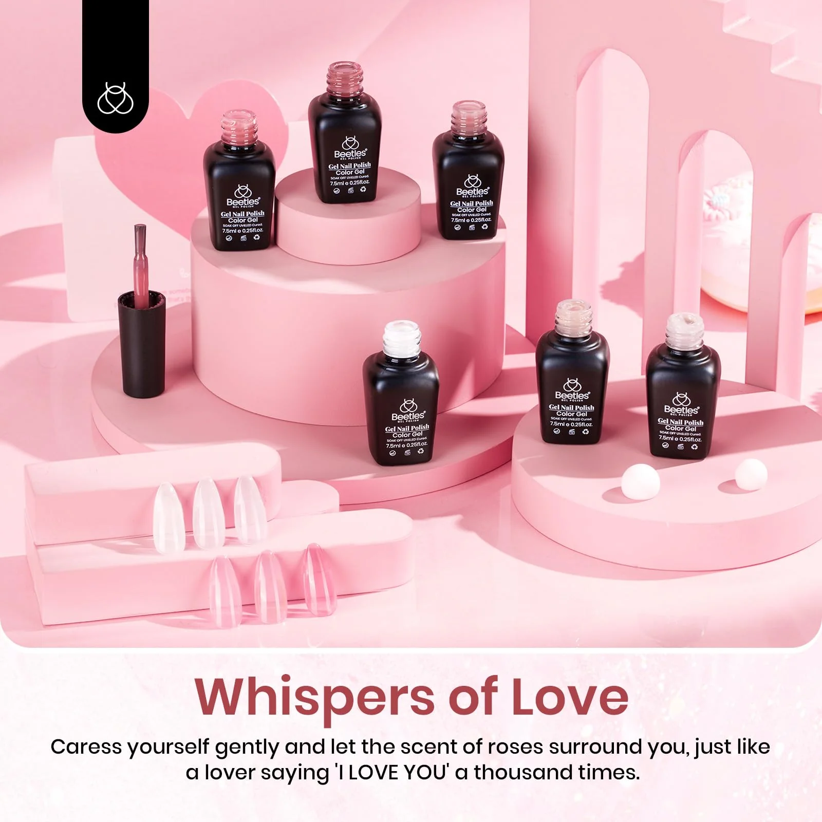 Whispers of Love | 6 Colors Gel Polish Set - Image 7