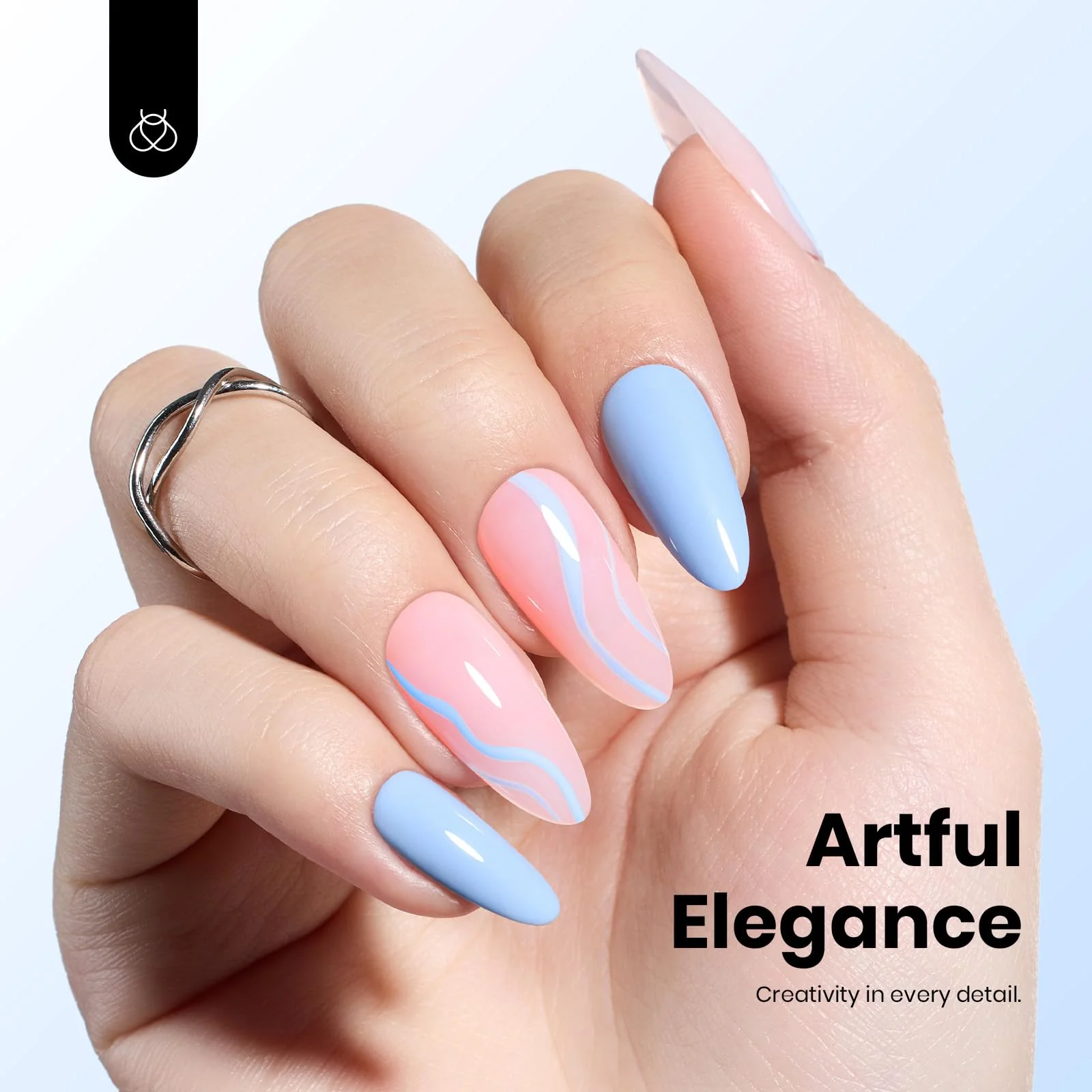 Blue Memories Hema-Free Upgraded Colorful Bottle Packaging Gel Polish 15ml - Image 5