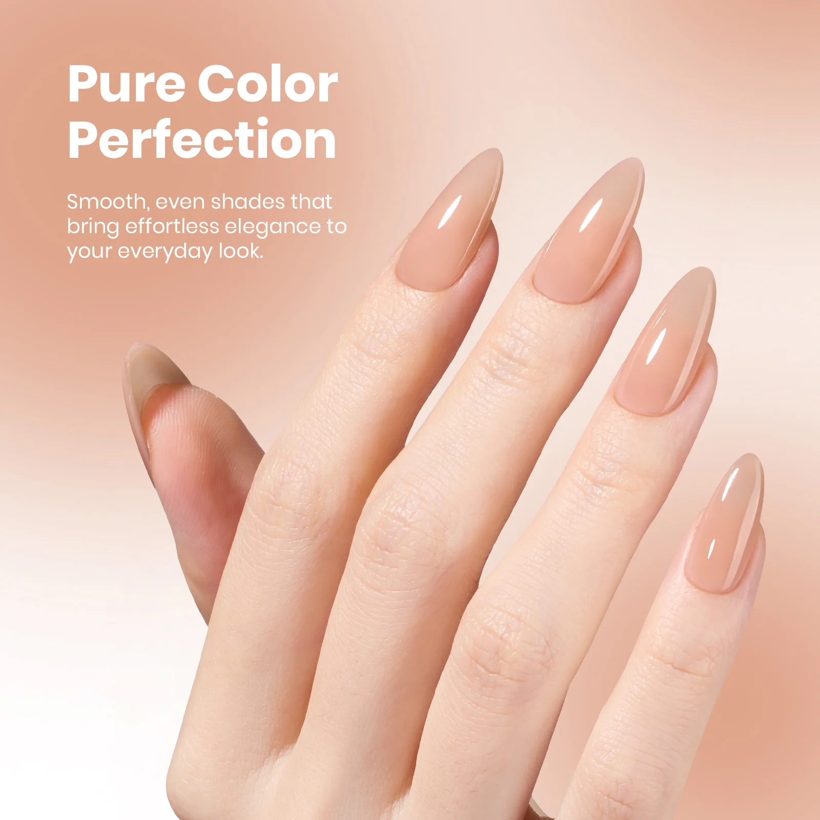 Beetles  Stay Shining Gel Polish Bare Mocha - 15ml of Warm Simplicity - Image 3