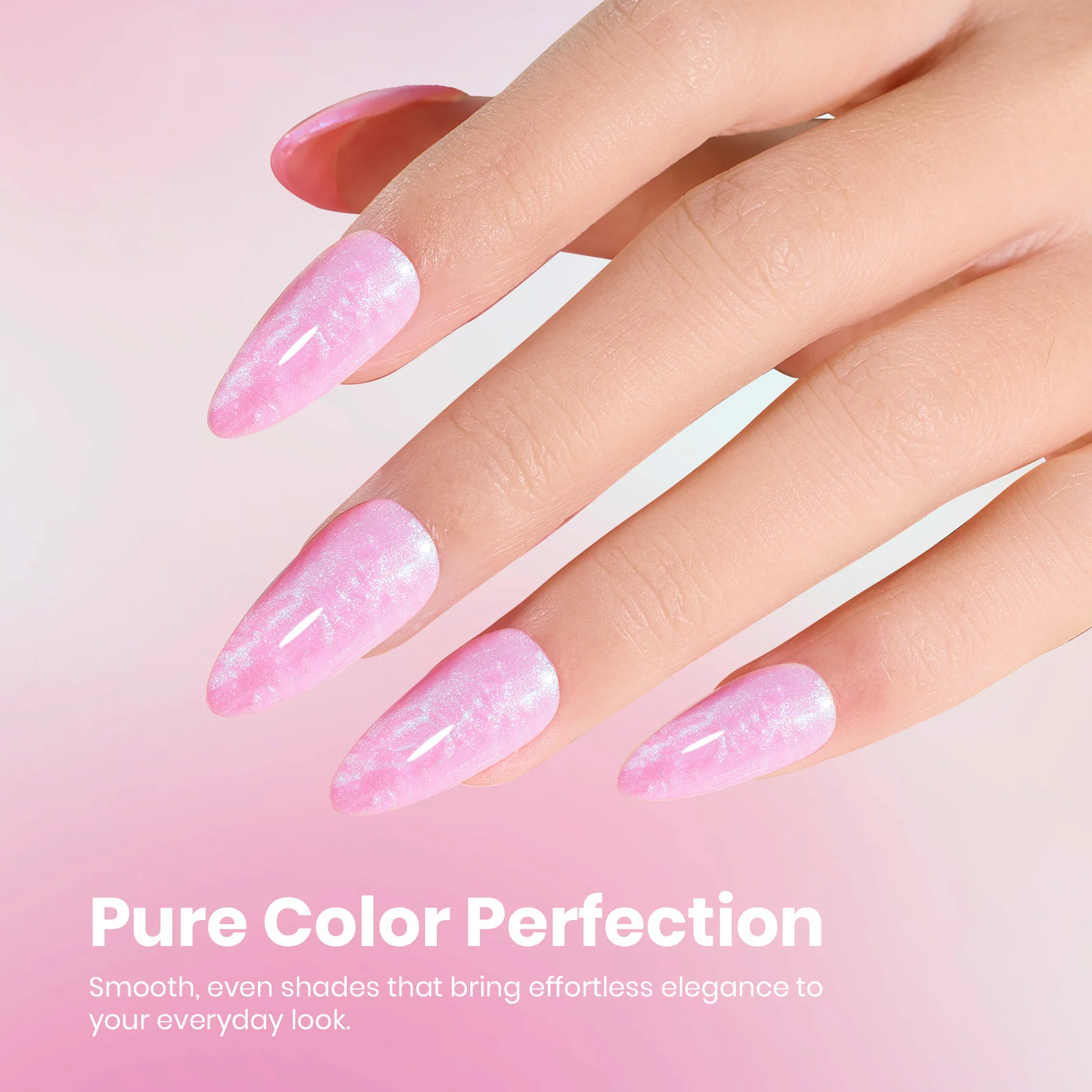 Beetles Stay Shining Gel Polish Nebula Pink Glow - 15ml of Cosmic Glow - Image 3