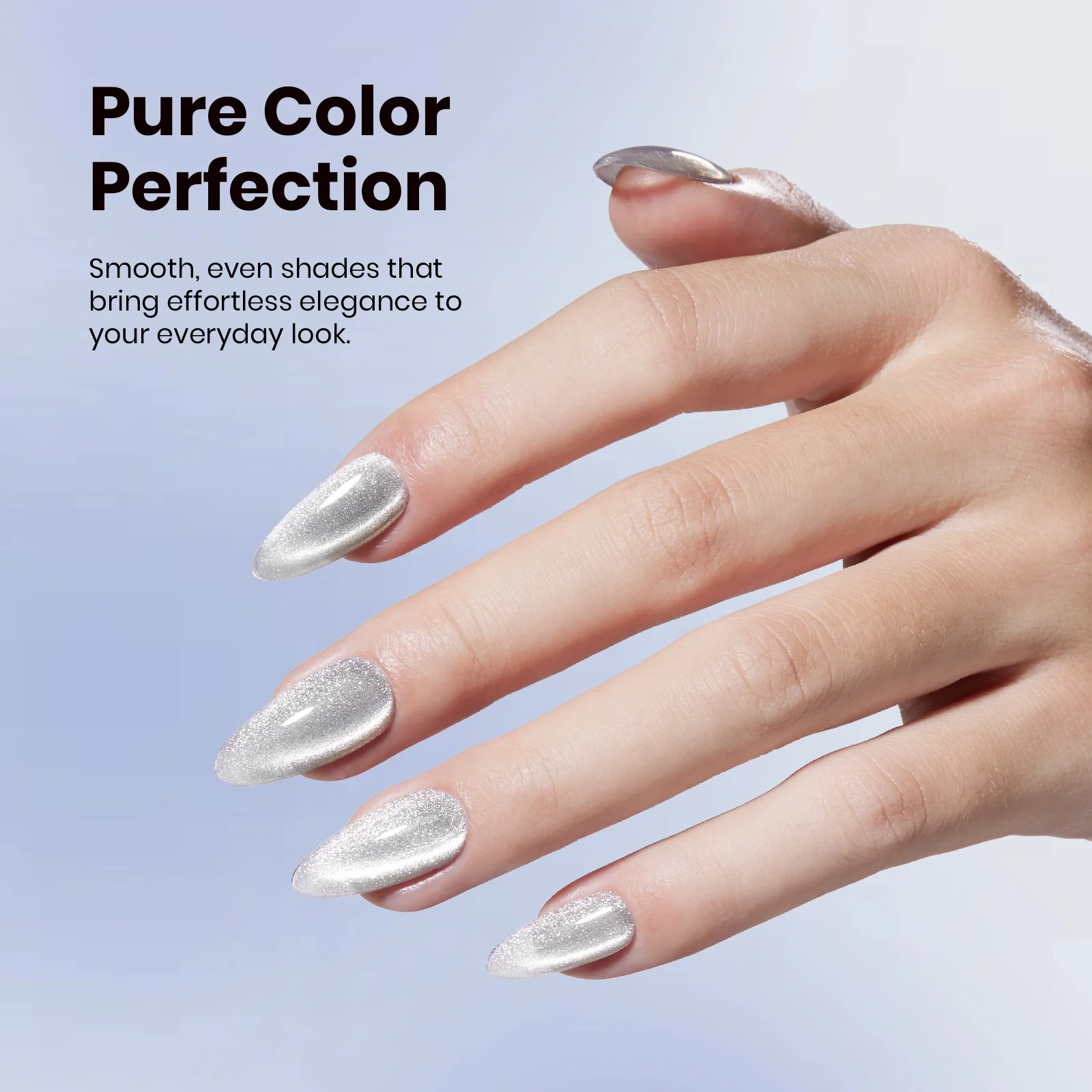 Beetles Stay Shining Gel Polish Frosted Glow-15ml of Soft Light - Image 2