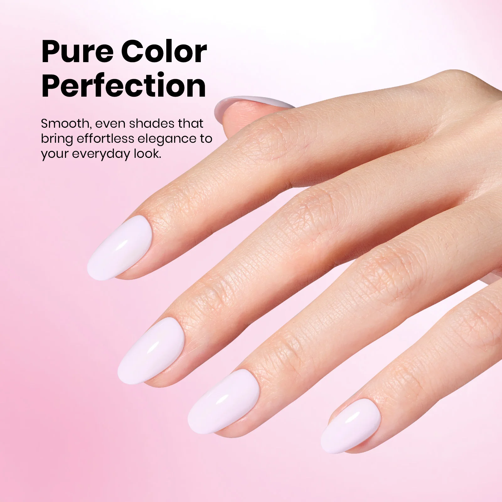 Beetles Stay Shining Gel Polish Milky Petal - 15ml of Tender Calm - Image 3