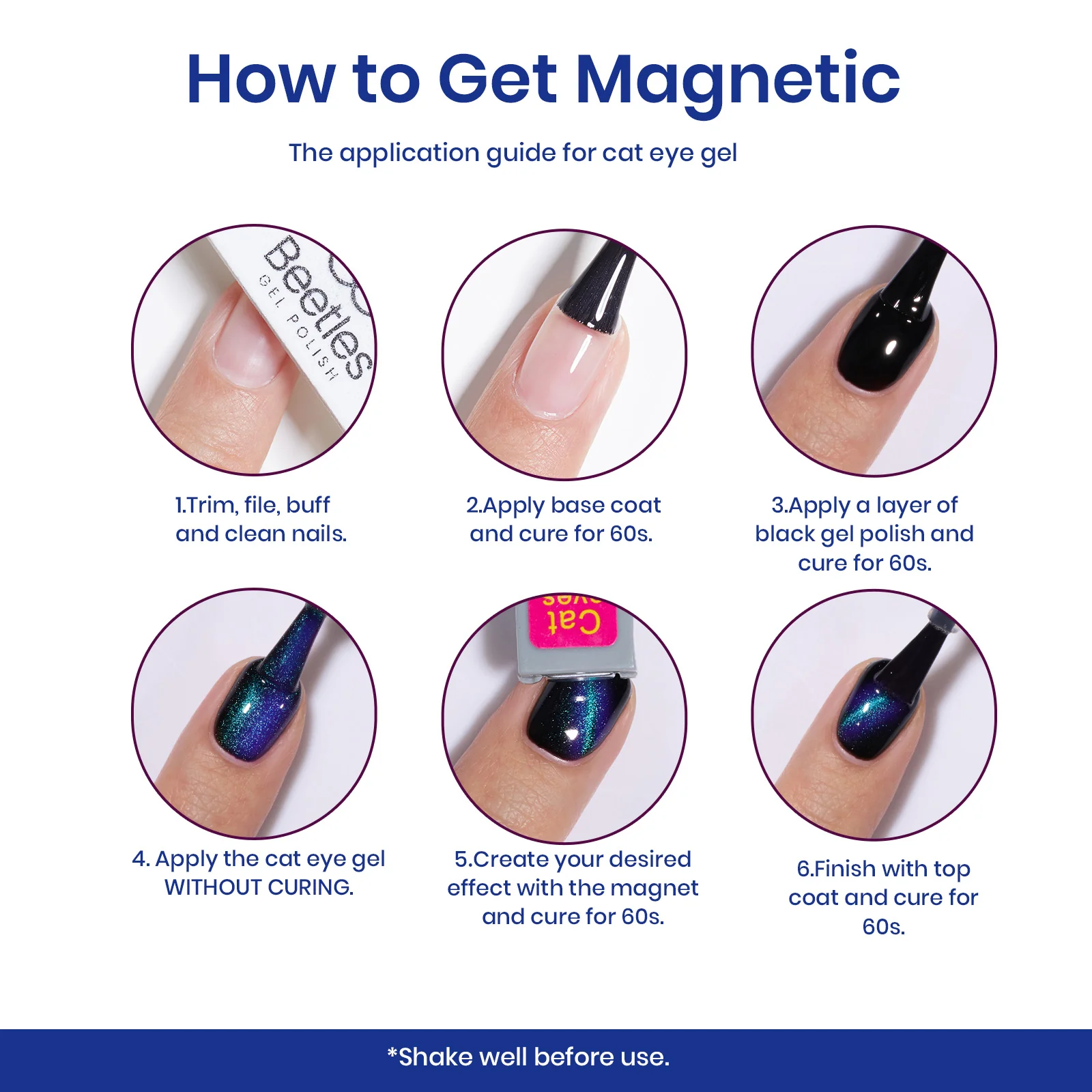 Cat Eye |15ml Nail Gel Polish Cat Eye Nails - Image 6