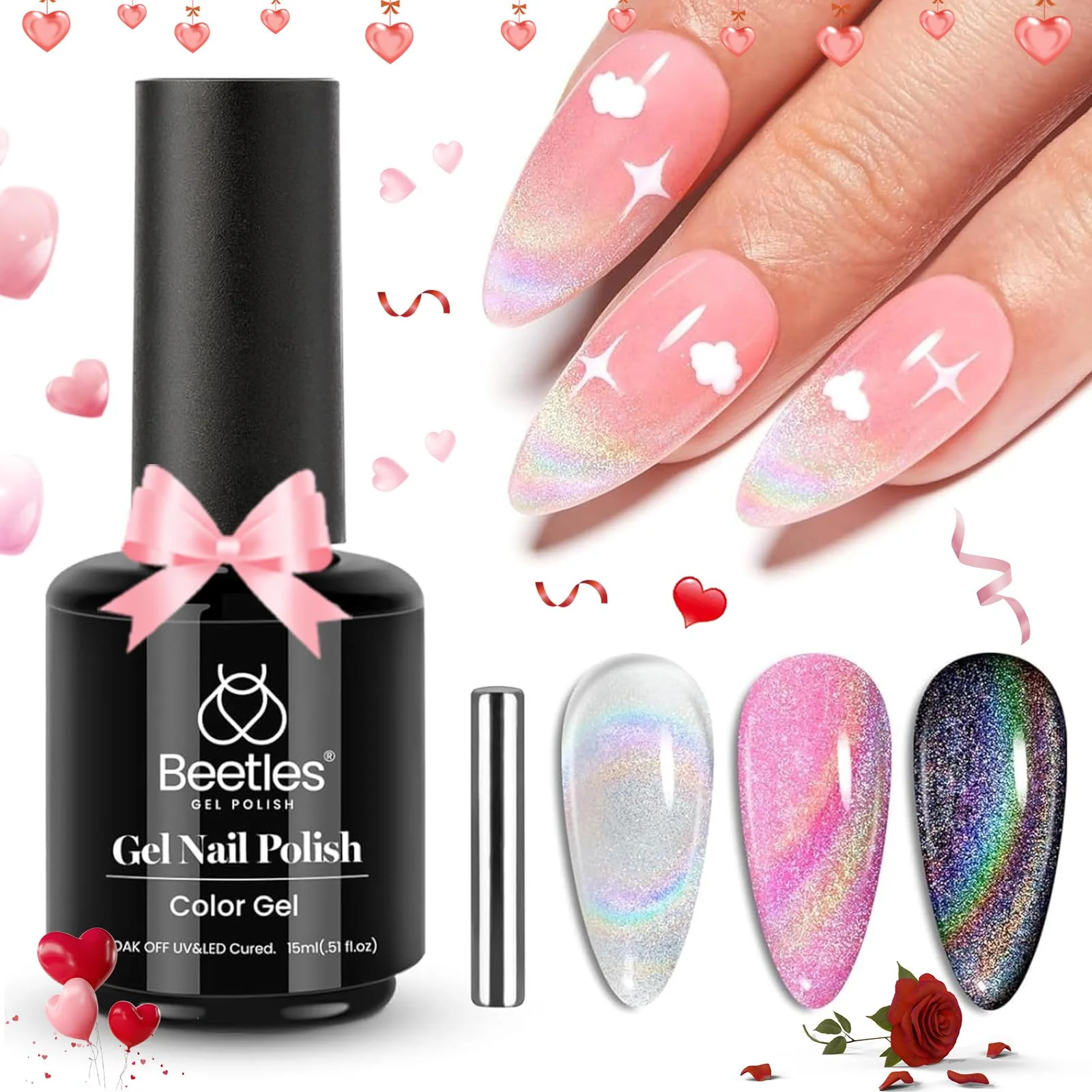Rainbow Holographic Cat Eye-15ml