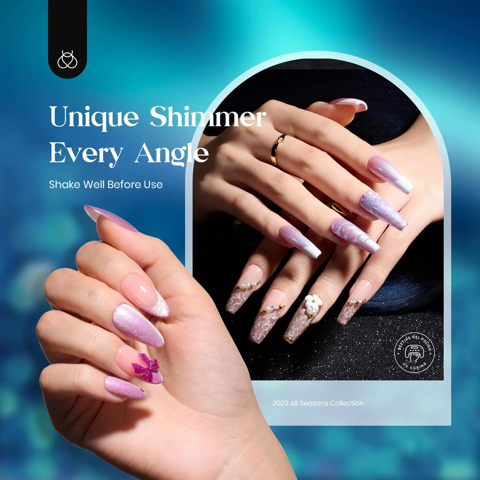 Magical Swirl | 6 Colors Gel Polish Set Spring Nails - Image 6