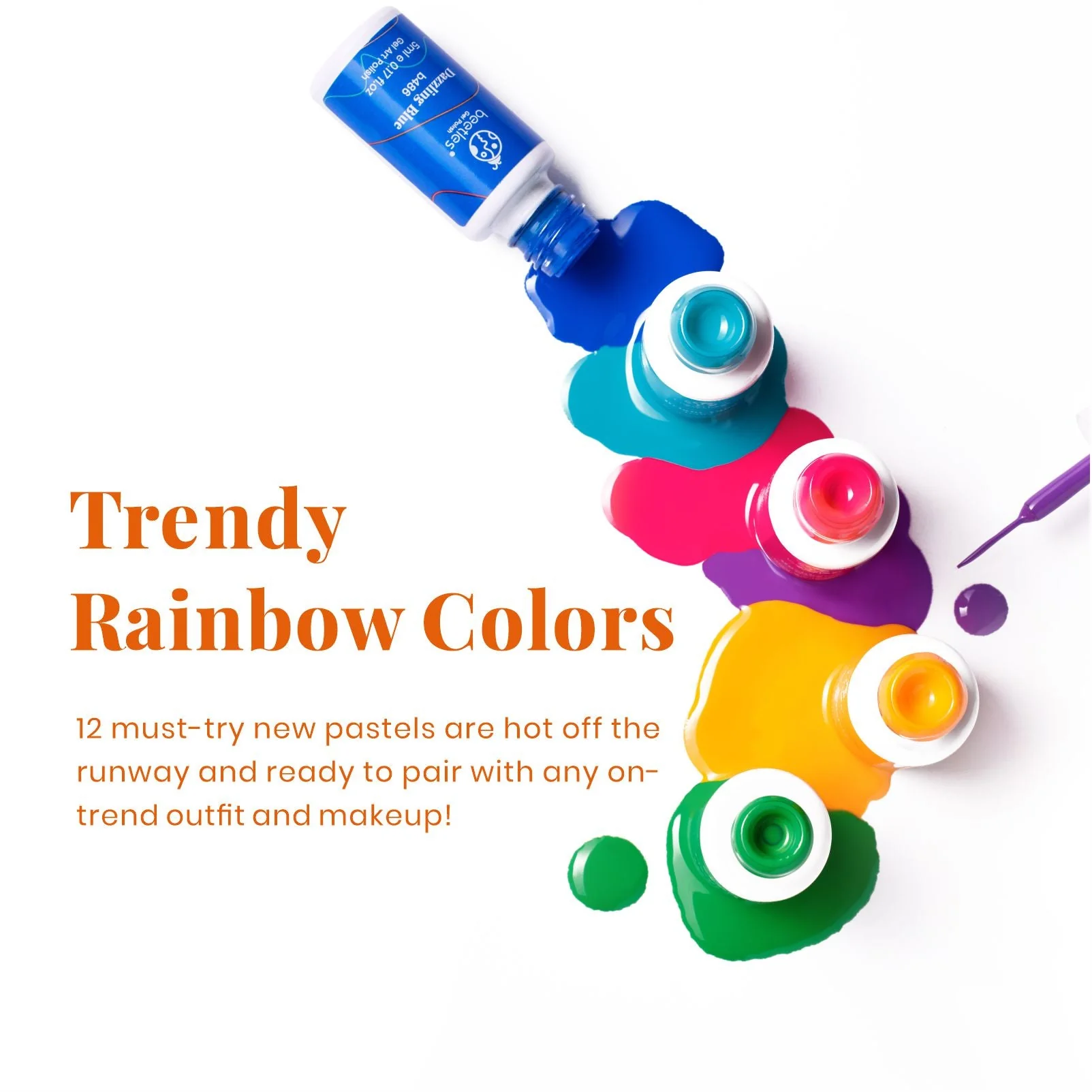 Rainbow | Gel Liner 12 Colors Set | 5ML Each - Image 3