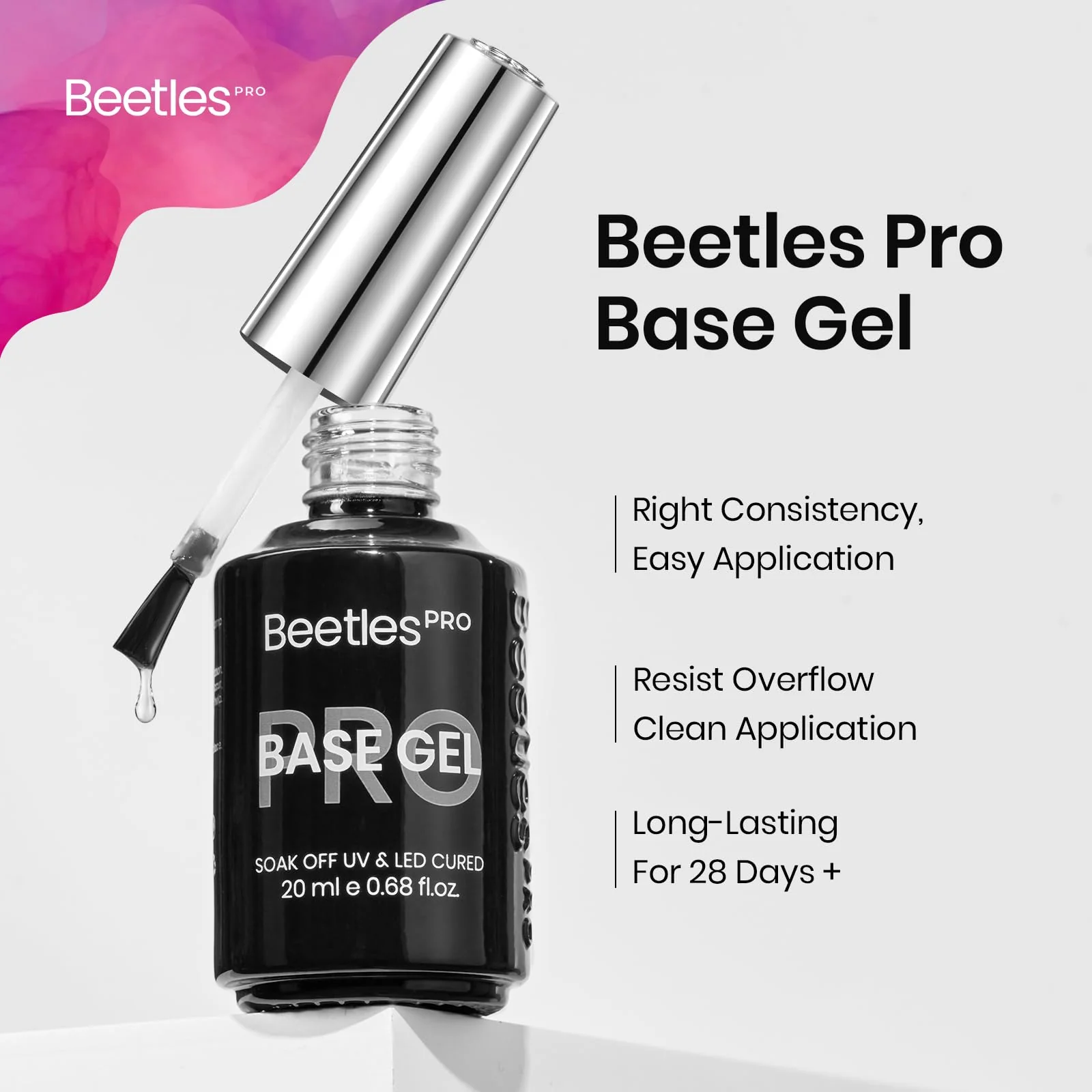 Beetles Pro Base Gel | 20ML - Image 2