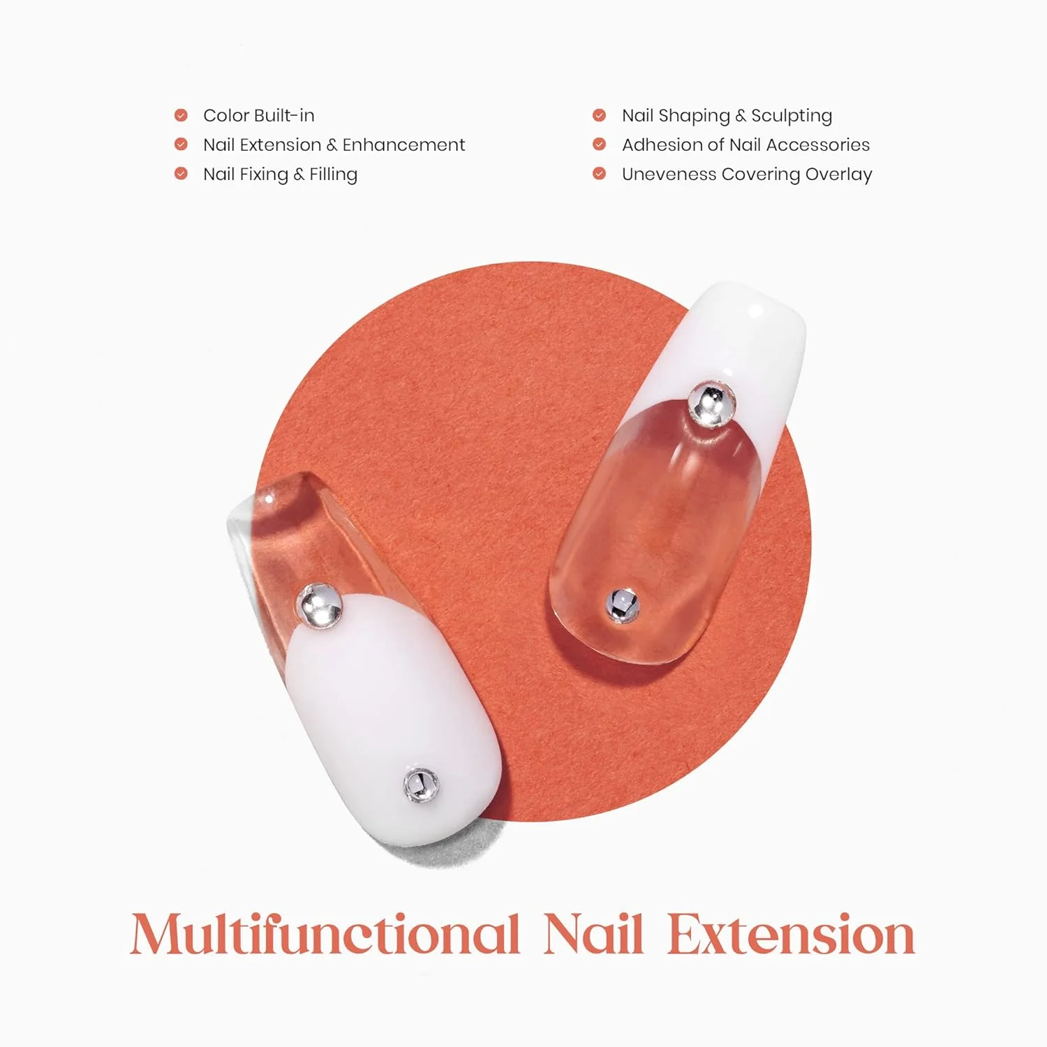 Clear Nail Extension Gel 2OZ/60g - Image 3