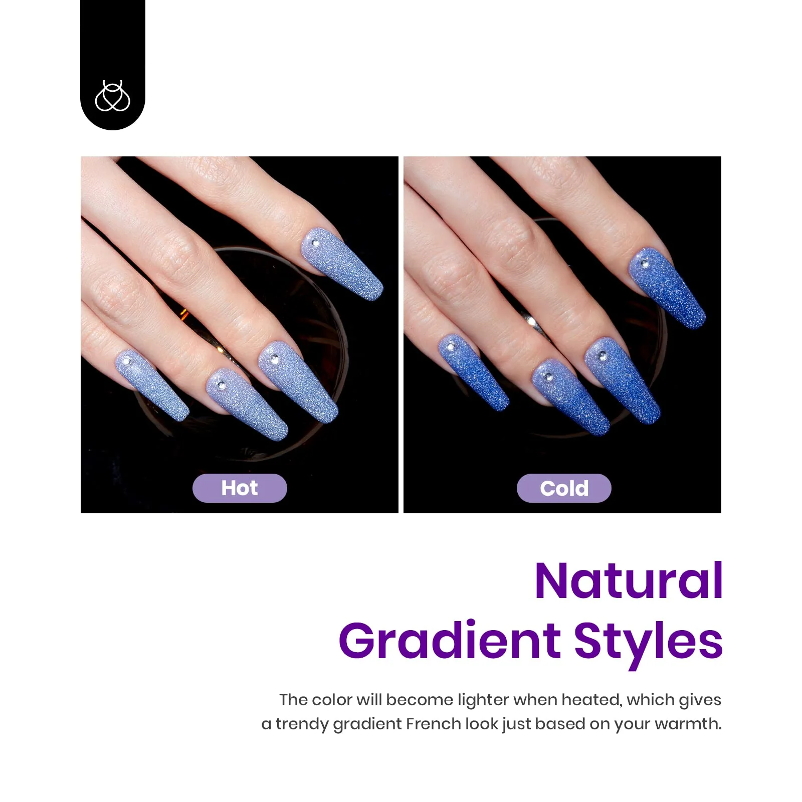 Color Changing Gel | 6 Colors Gel Polish Set - Image 3