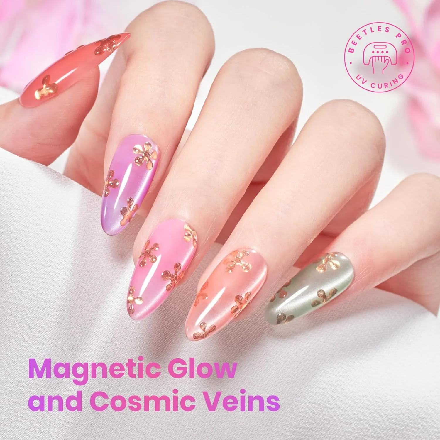 Fairy Garden- Spring Nails 6 Colors Cat Eye Gel Nail Polish Set - Image 7
