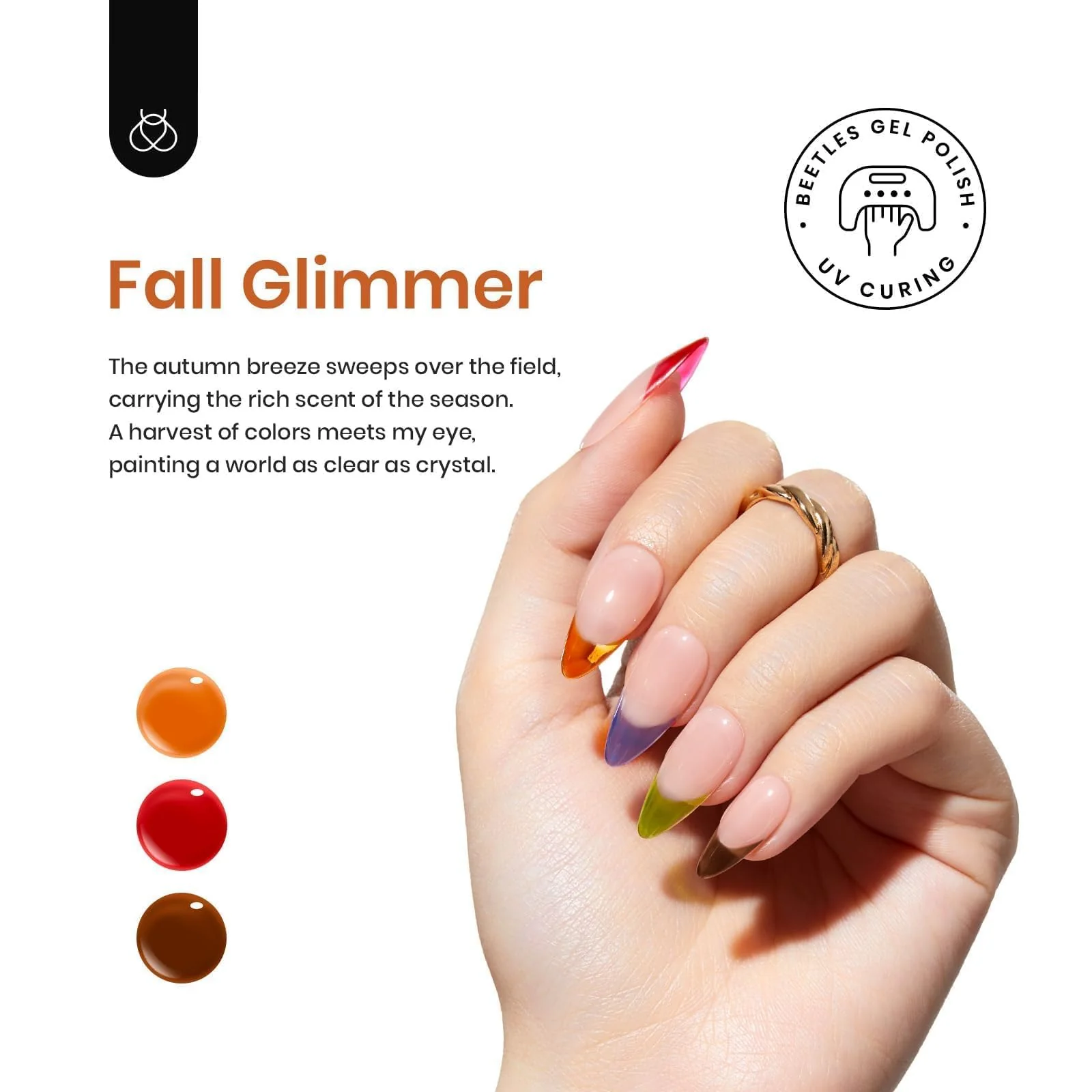 Fall Glimmer - 6 Colors Summer Gel Nail Polish - Image 4