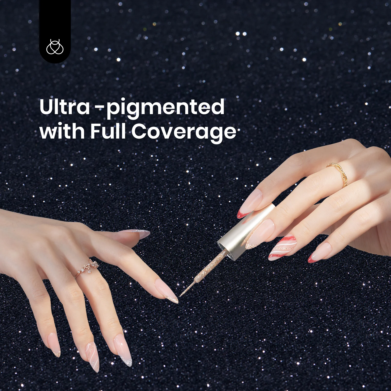 Festive Sparkle - Nail Art Gel Liner - Image 4