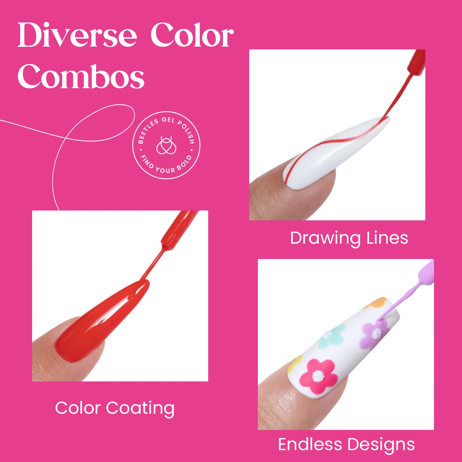 Inspiration Muse | Gel Liner 20 Colors Set | 5ML Each Spring Nails - Image 7