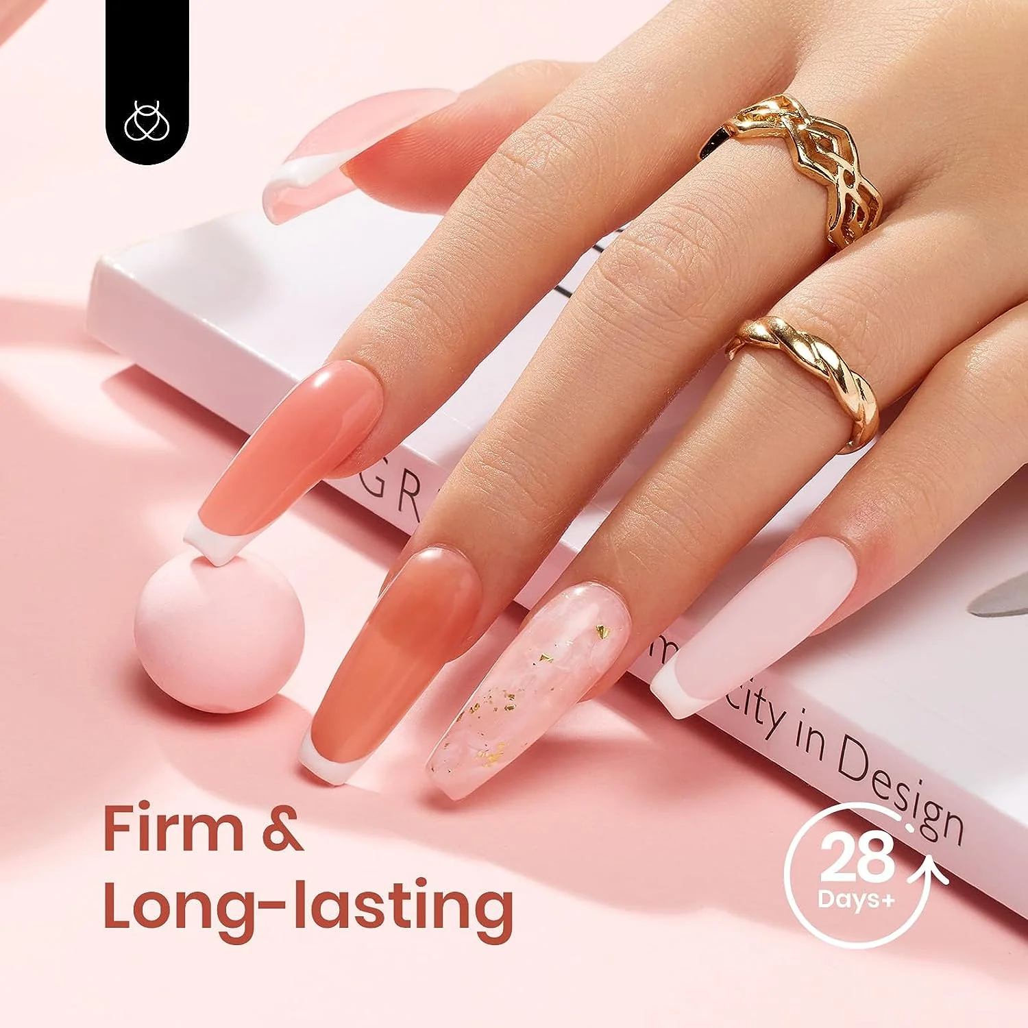 Gentle Treatment - 6 Colors Nail Extension Gel 15g with Uv Light Starter Kit - Image 5