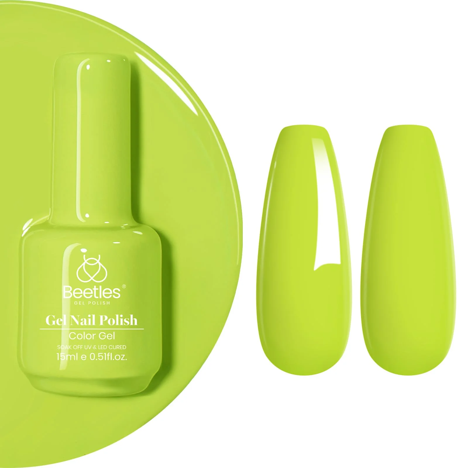 Halloween Chartreuse - Light Green Gel Nail Polish - Image 8