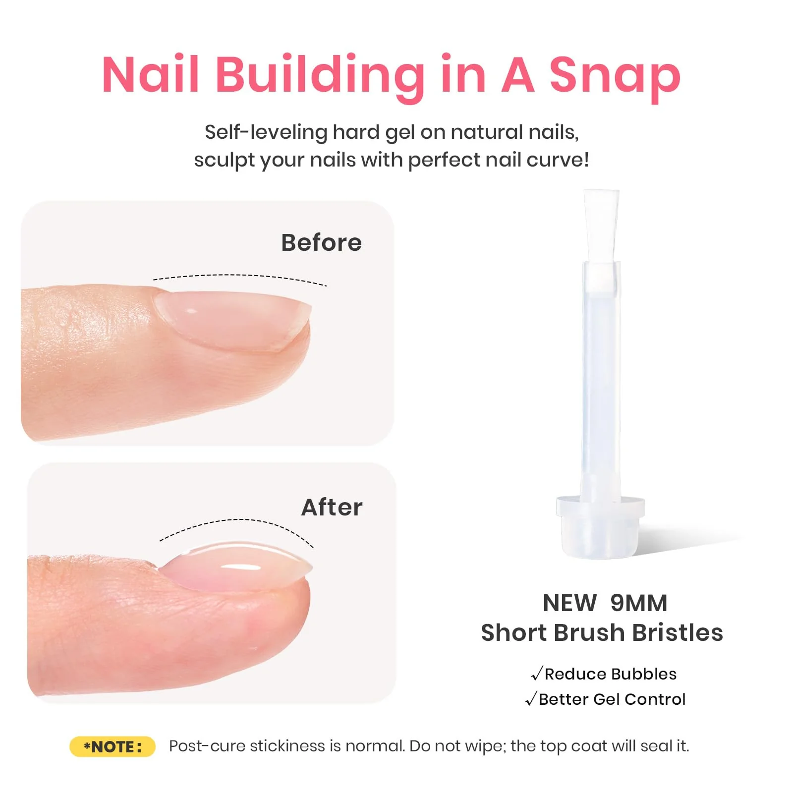 Hema-Free Builder Nail Gel Strengthener Gel 15ml - Image 4