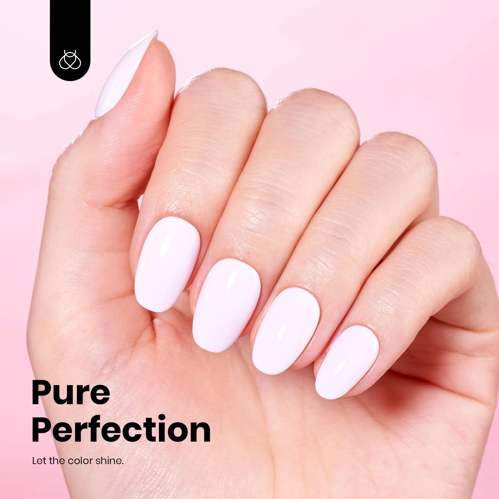 Hema - Free Cream Puff Winter Spring Nails - 15ML Baby Pink Gel Polish - Image 4