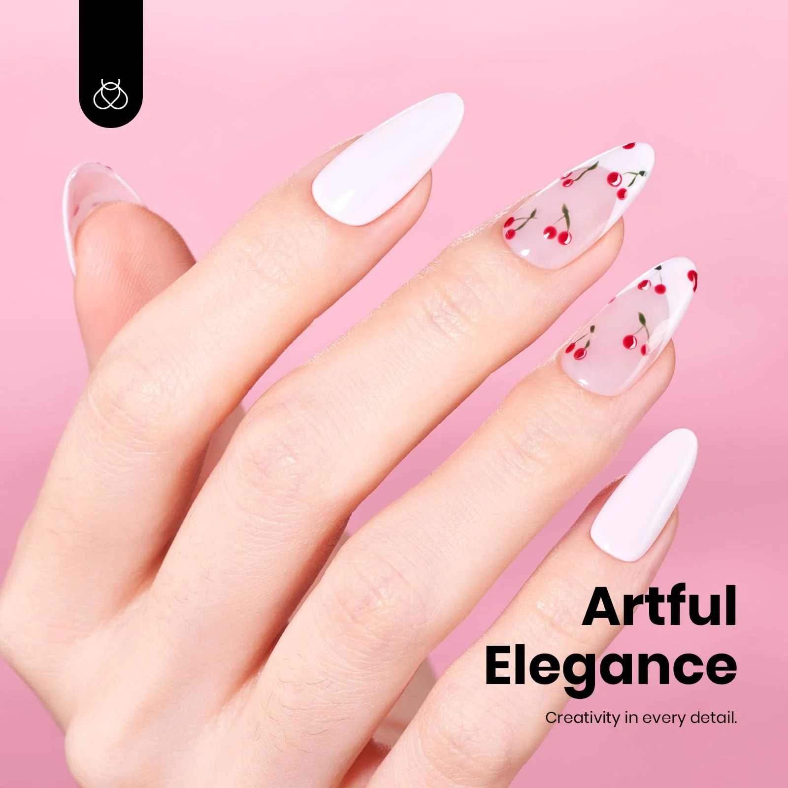 Hema - Free Cream Puff Winter Spring Nails - 15ML Baby Pink Gel Polish - Image 5