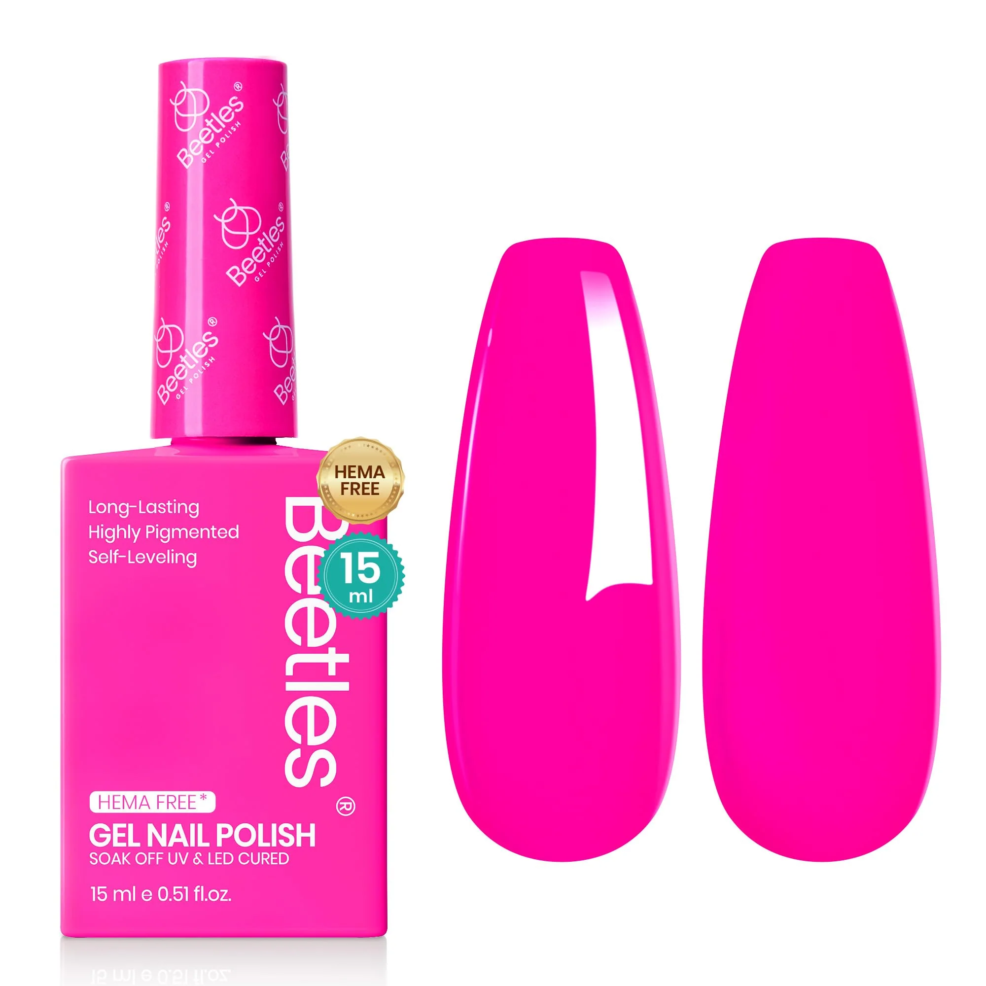 Neon Whispers-Hema-Free Upgraded Colorful Bottle Spring Nails Packaging Gel Polish 15ml