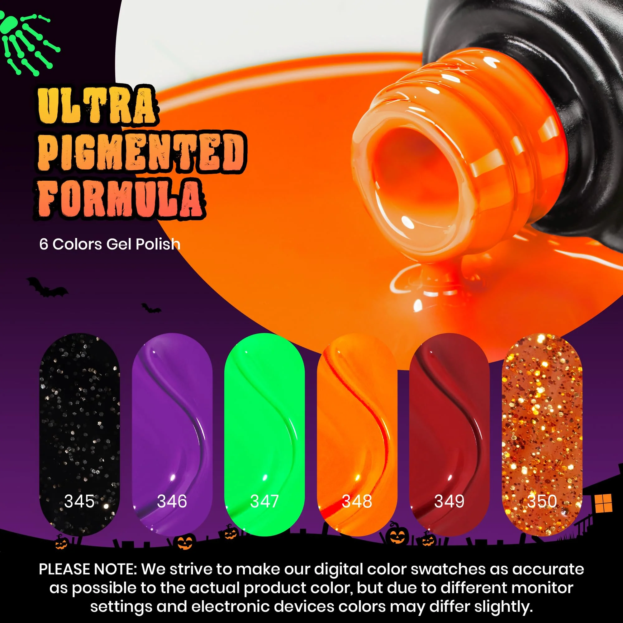 Halloween Hocus Pocus | Gel Polish 6 Colors Set - Image 2