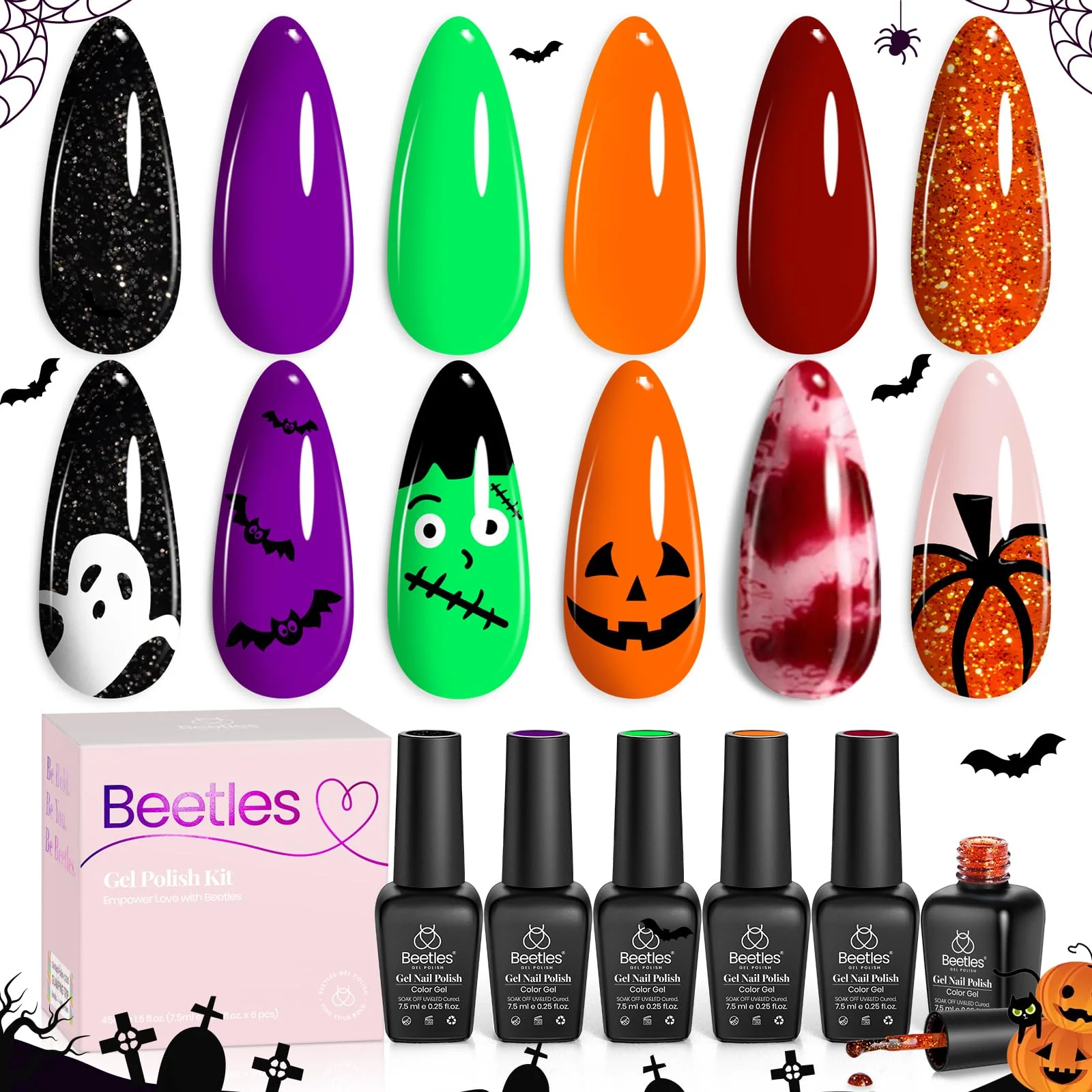 Halloween Hocus Pocus | Gel Polish 6 Colors Set - Image 9