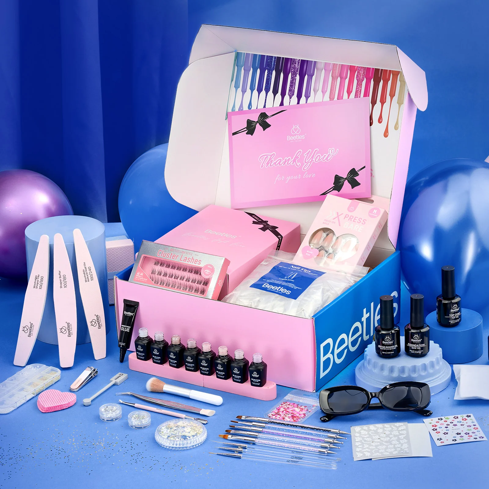 (Mother’s Day Ideal Gift) Beetles Nude Sands DEALS BOX Spring Nails 113Pcs 20 Jelly Colors Gel Nail Polish - Image 7
