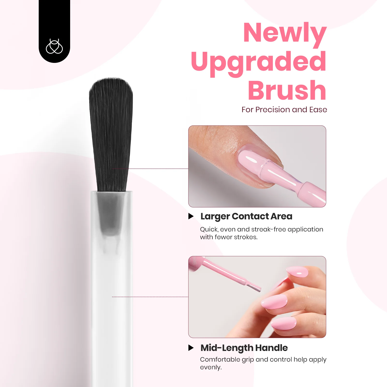 Light Pink - Upgraded Colorful Bottle Spring Nails Packaging Gel Polish 15ml - Image 6