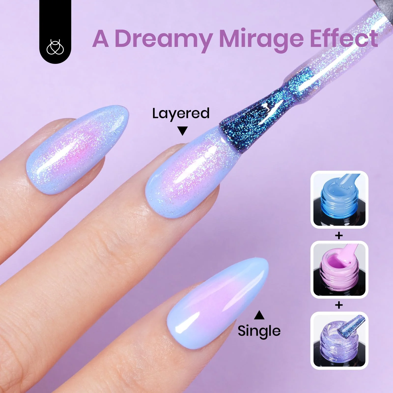 Luminous Mirage - 15ml Spring Nails Neon Hot Pink Jelly Gel Polish - Image 4