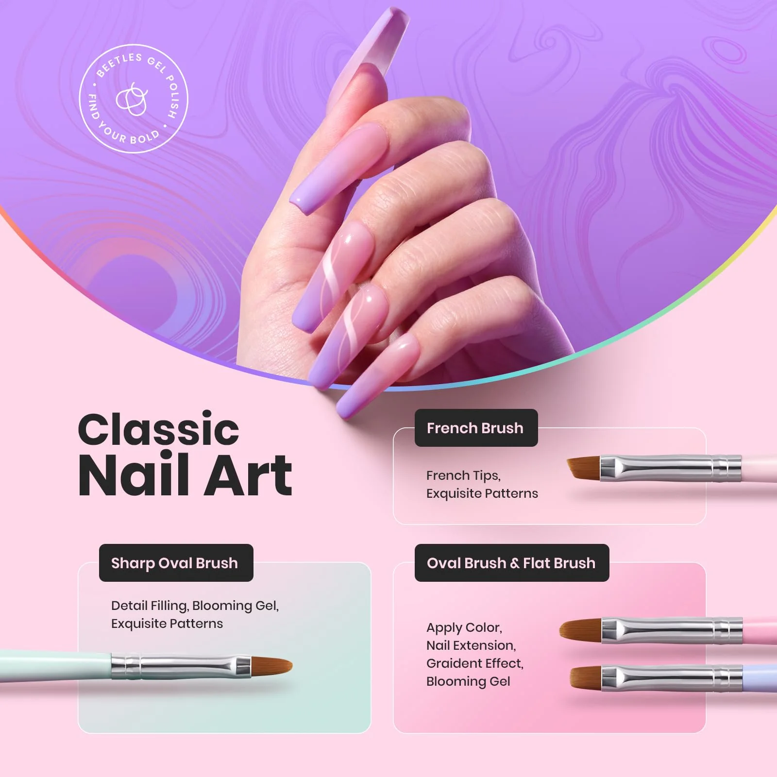 Complete Nail Art Brushes Set: For Painting, Dotting, and Cleaning - Image 5