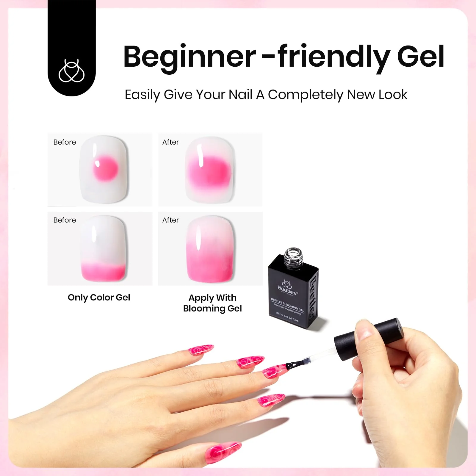 Nail Blooming Gel Polish for Spreading Effect 10ML - Image 3