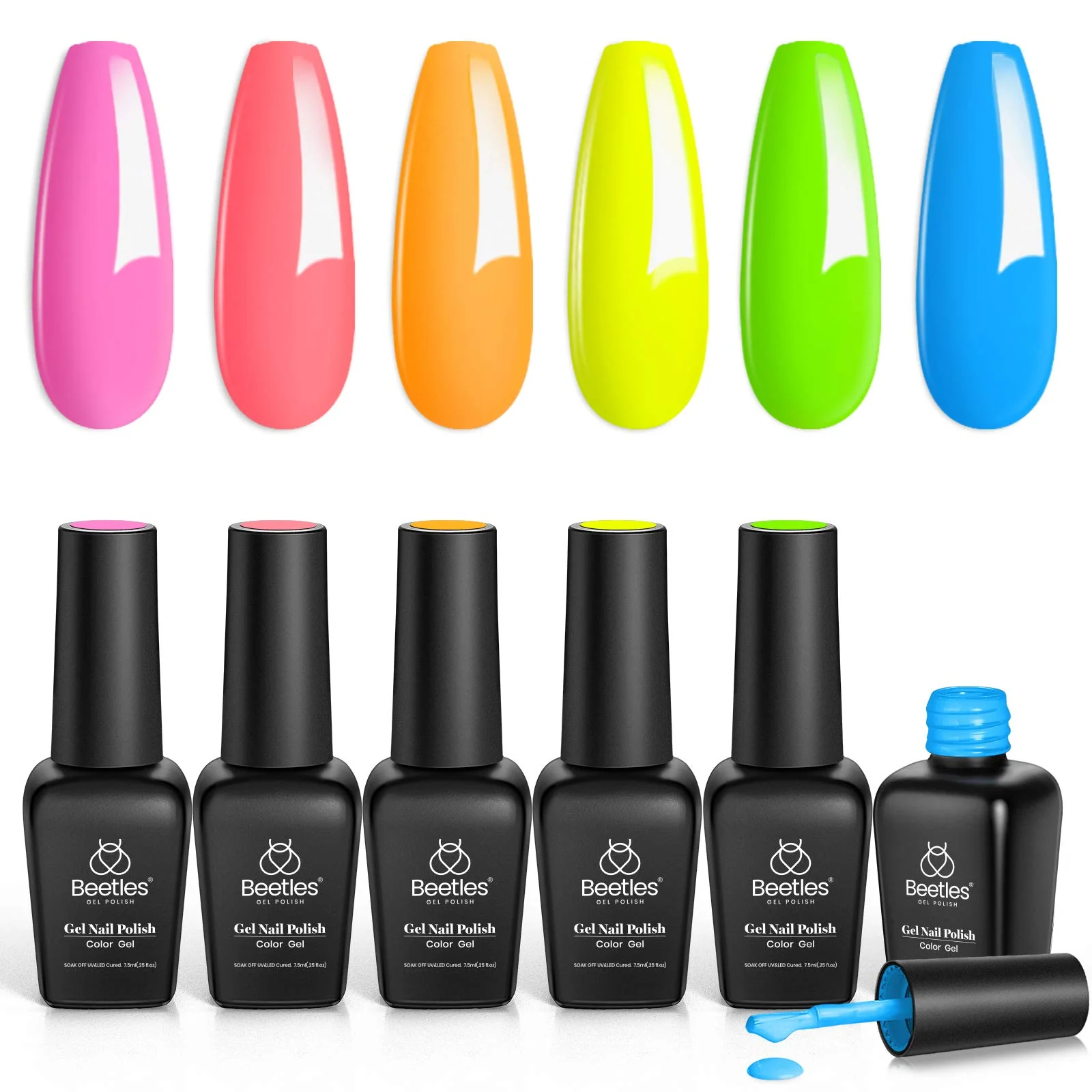 Neon Light | 6 Colors Gel Polish Set - Image 7