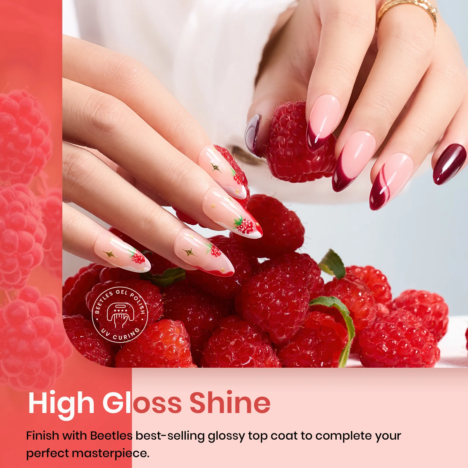 Raspberry Sorbet | 6 Colors Gel Polish Set - Image 4