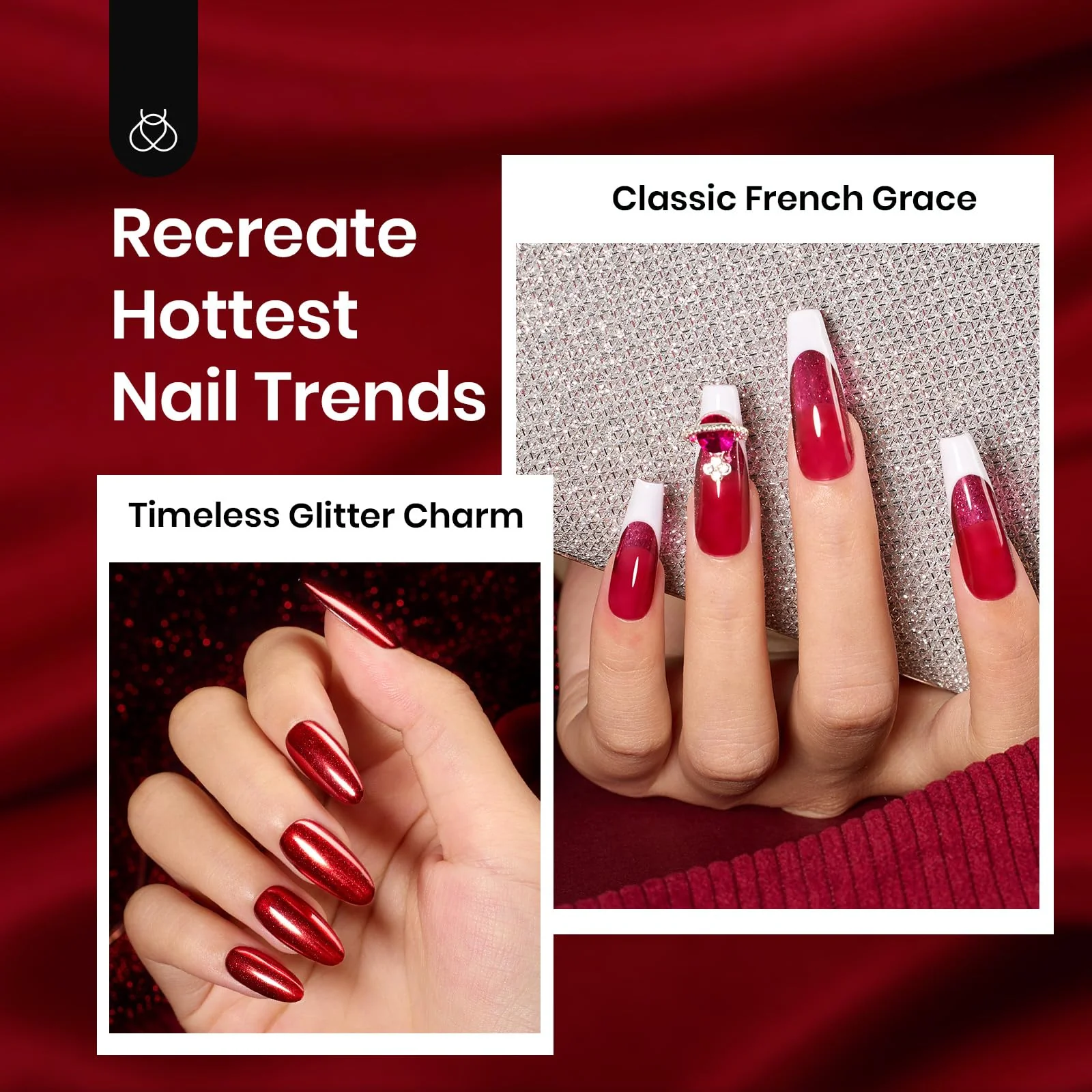 Red Revival 6 Colors Spring Nails Gel Polish Set - Image 4