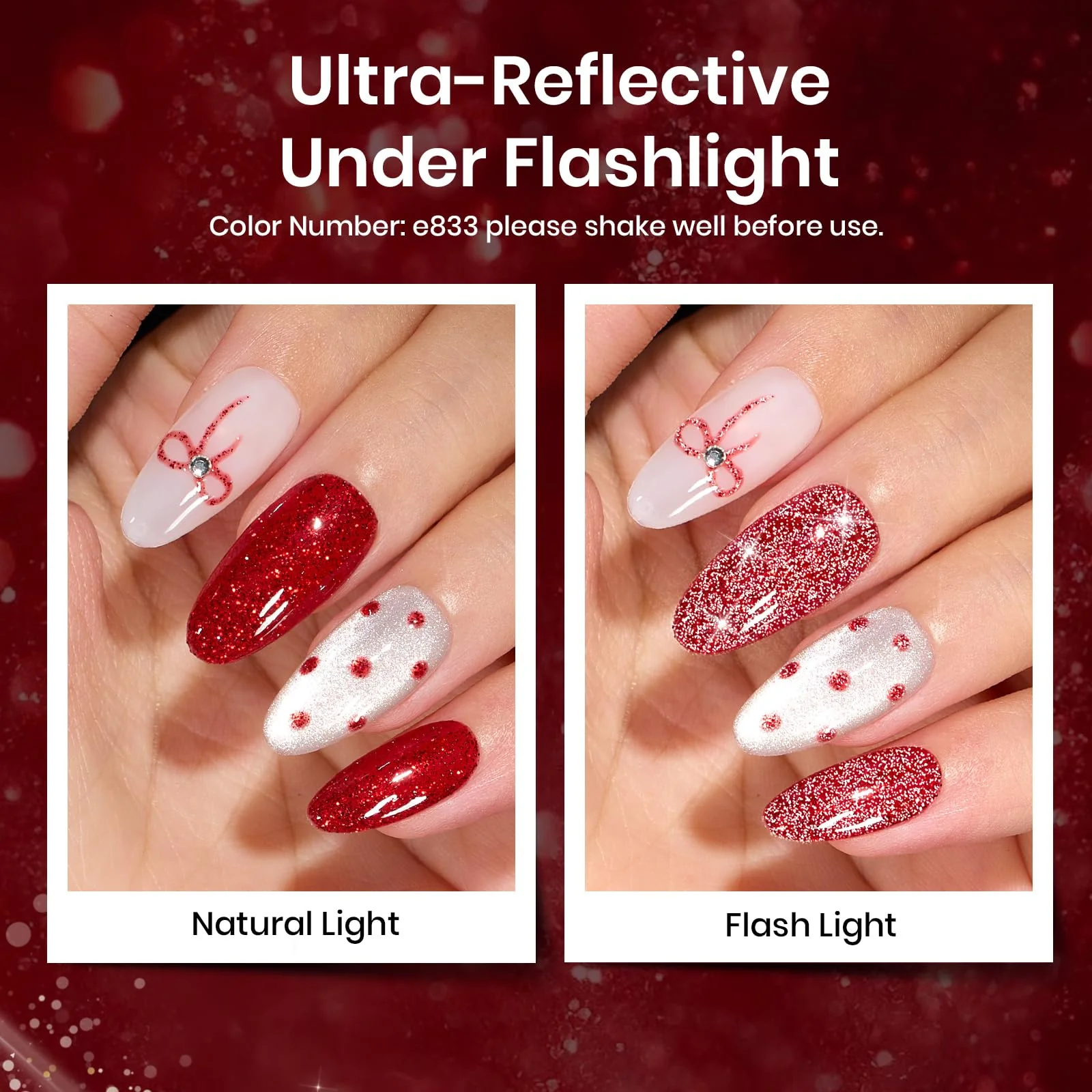 Red Revival 6 Colors Spring Nails Gel Polish Set - Image 6