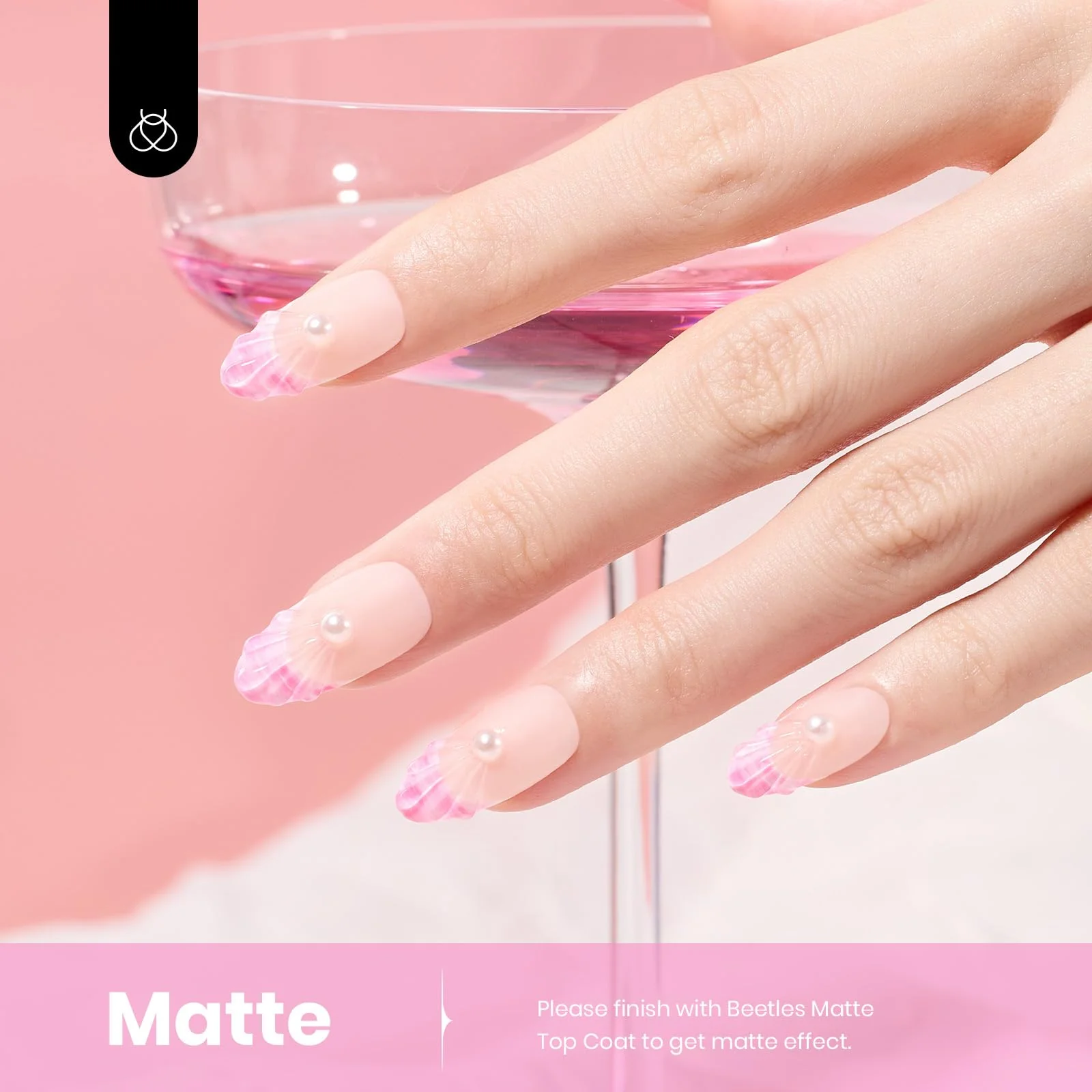Rosy Glow Colorful Bottle Beetles Spring Nails Pink Gel Nail Polish 15ml - Image 3